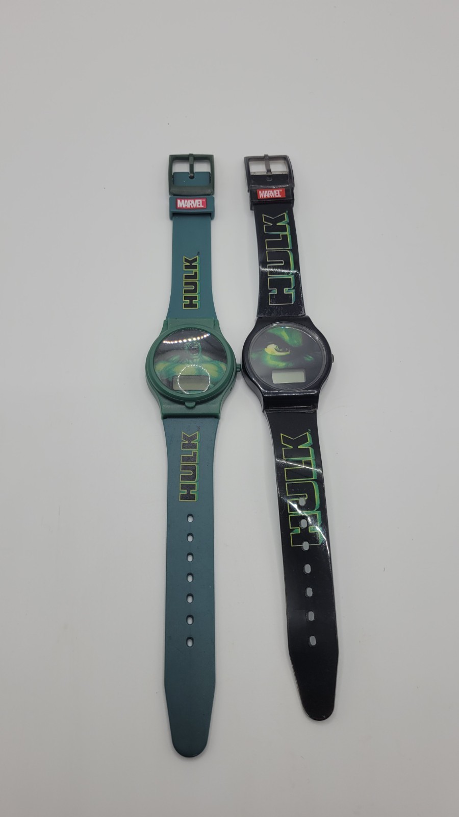 Marvel Hulk Watch Lot 2 2003 Movie Universal Studios Vintage Digital Y2K