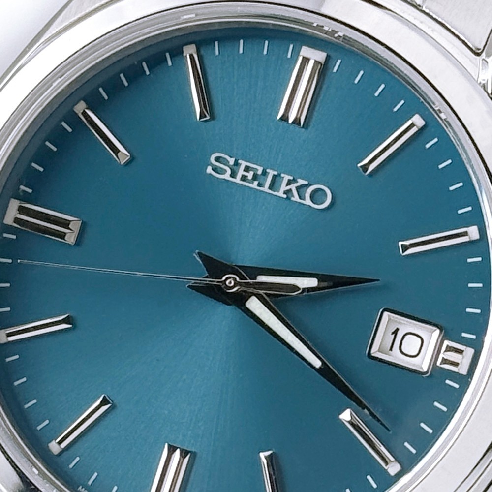 Seiko Essentials Men’s Quartz Blue Dial Stainless Steel Watch SUR525