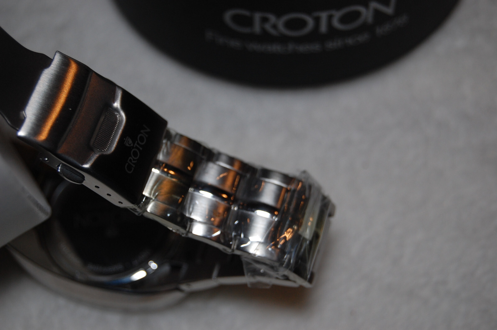 New Croton Chronomaster Blue Sunray Dial Sapphire Mens 42mm Chronograph Watch