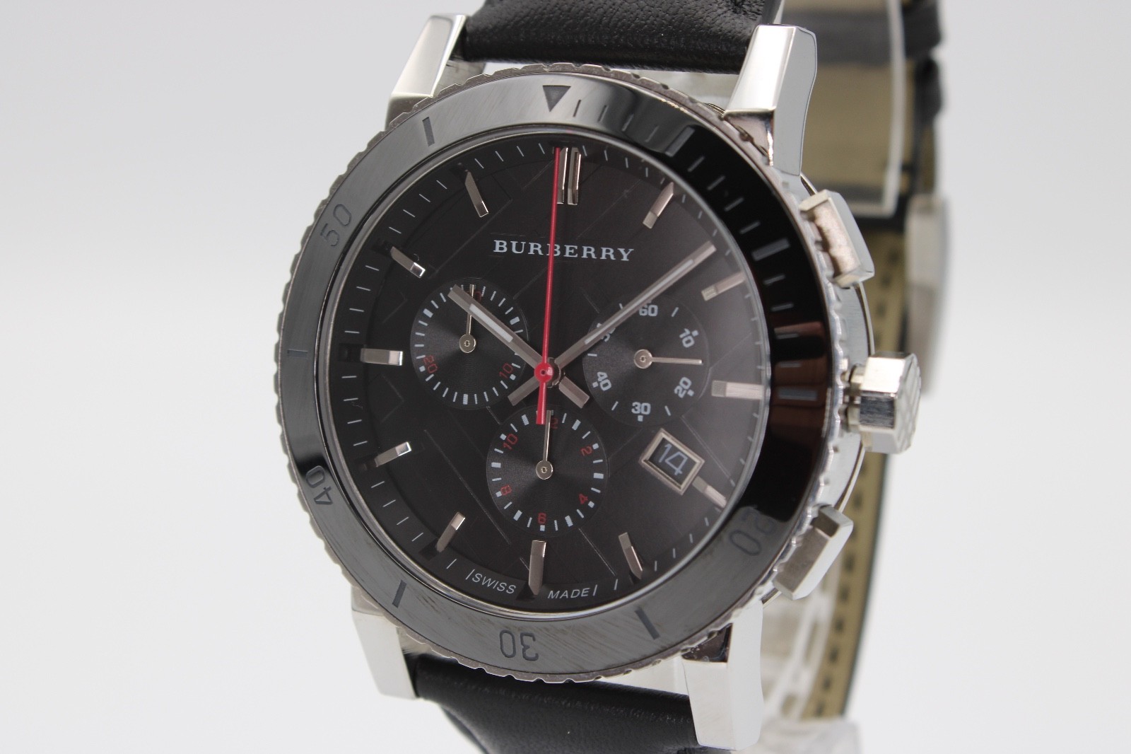BURBERRY The City BU9382 Chronograph Black Dial Men’s Watch 42mm