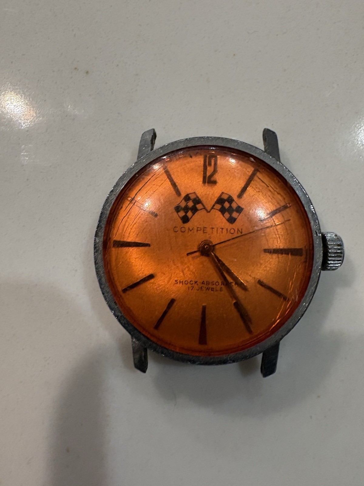 Benrus Competition Watch (1960s) 17 Jewels Sapphire crystal Case Back Vintage
