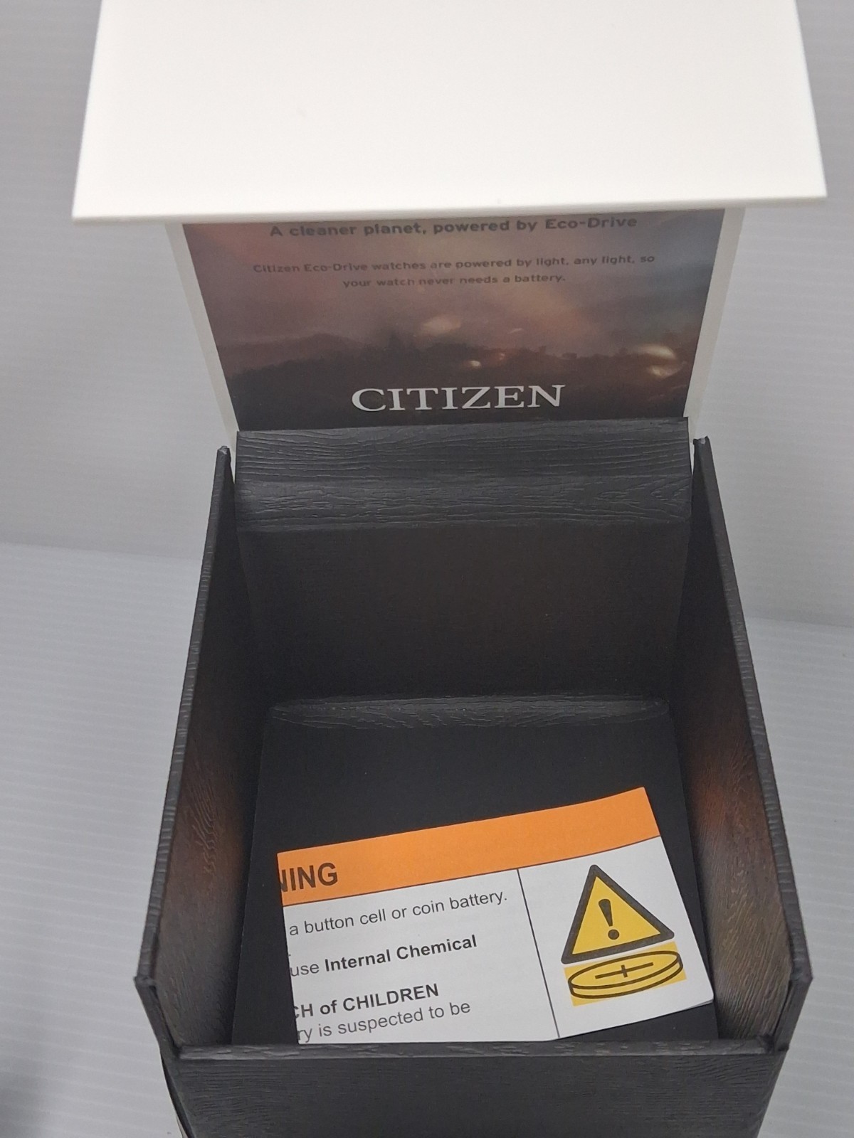 Citizens Eco Drive Men’s Watch With box and booklet rubber silicone