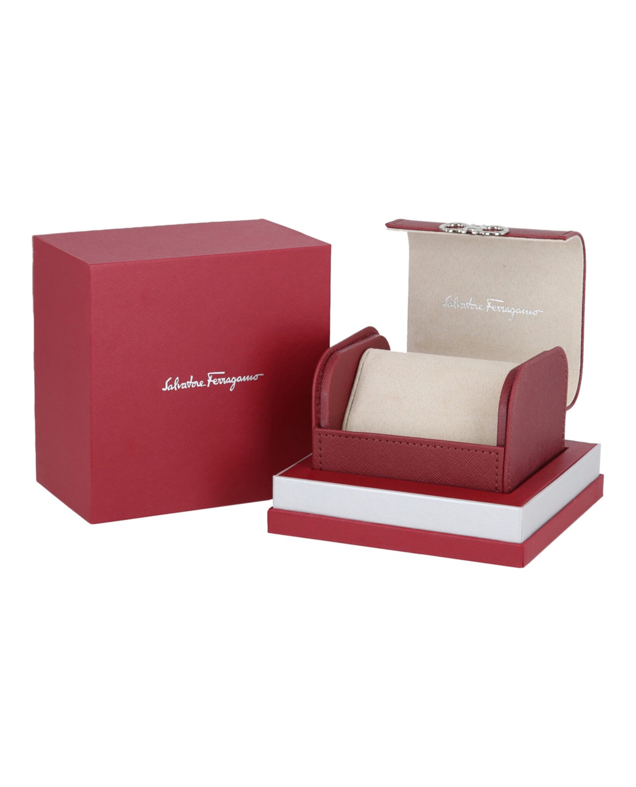 Ferragamo Mens Ferragamo Urban Rose Gold 43mm Strap Fashion Watch