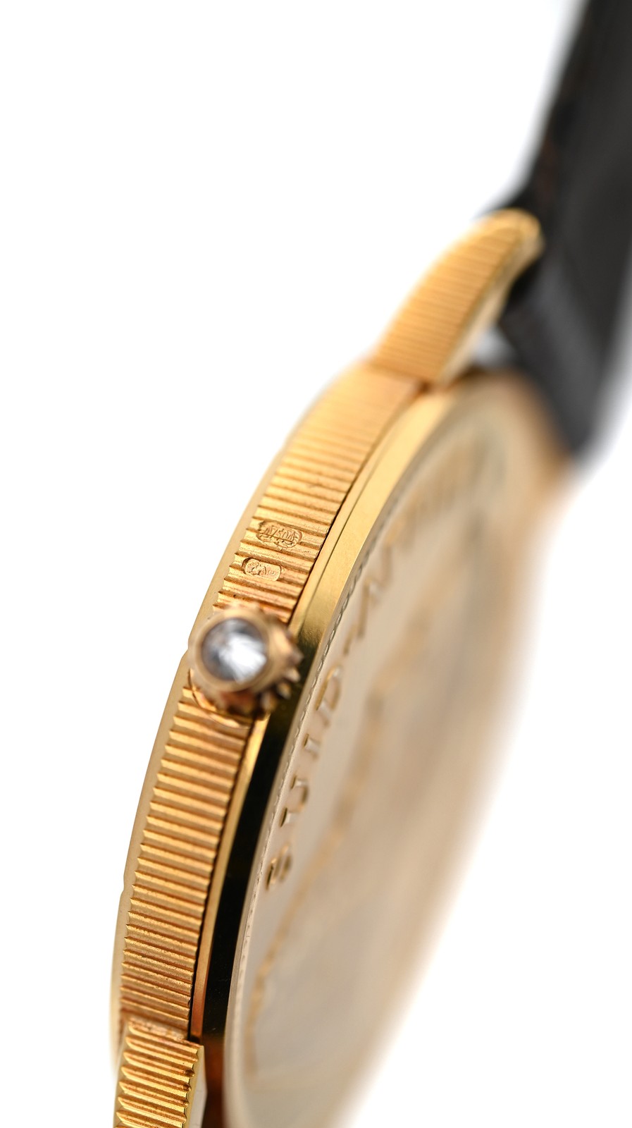 Vintage Corum 1 OZ 18K Gold Coin Krugerrand South Africa 1983 Diamond 34MM