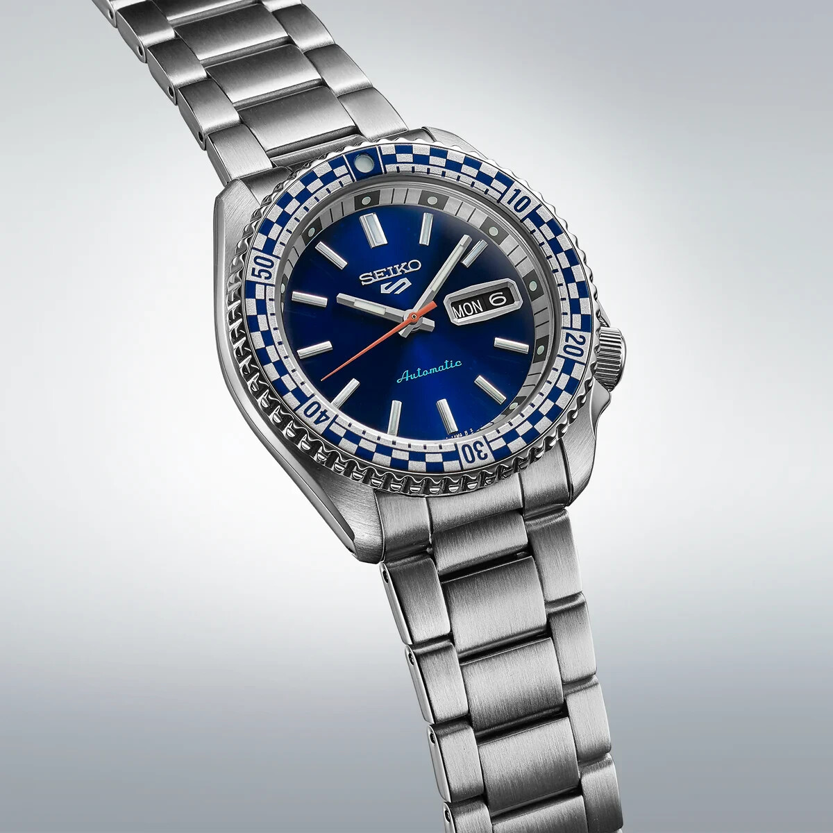 Seiko 5 Sports Special Edition 10 Bar Automatic Men’s Watch (Blue)