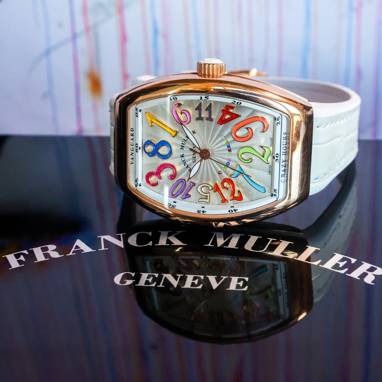 Franck Muller Vanguard Crazy Hours Color Dreams V35CHCOLDRM 2023 Unworn Full Set