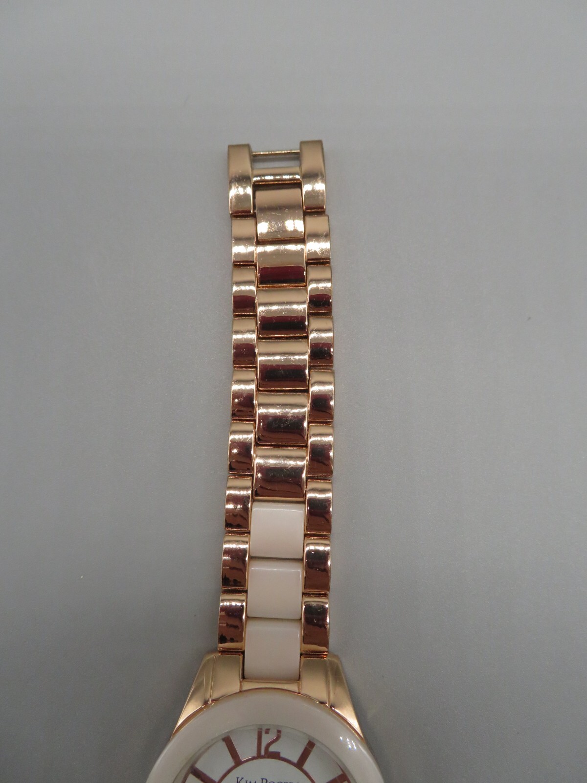 Kim Rogers Women’s Rose Gold & Pink Analog Wrist Watch New Battery Runs