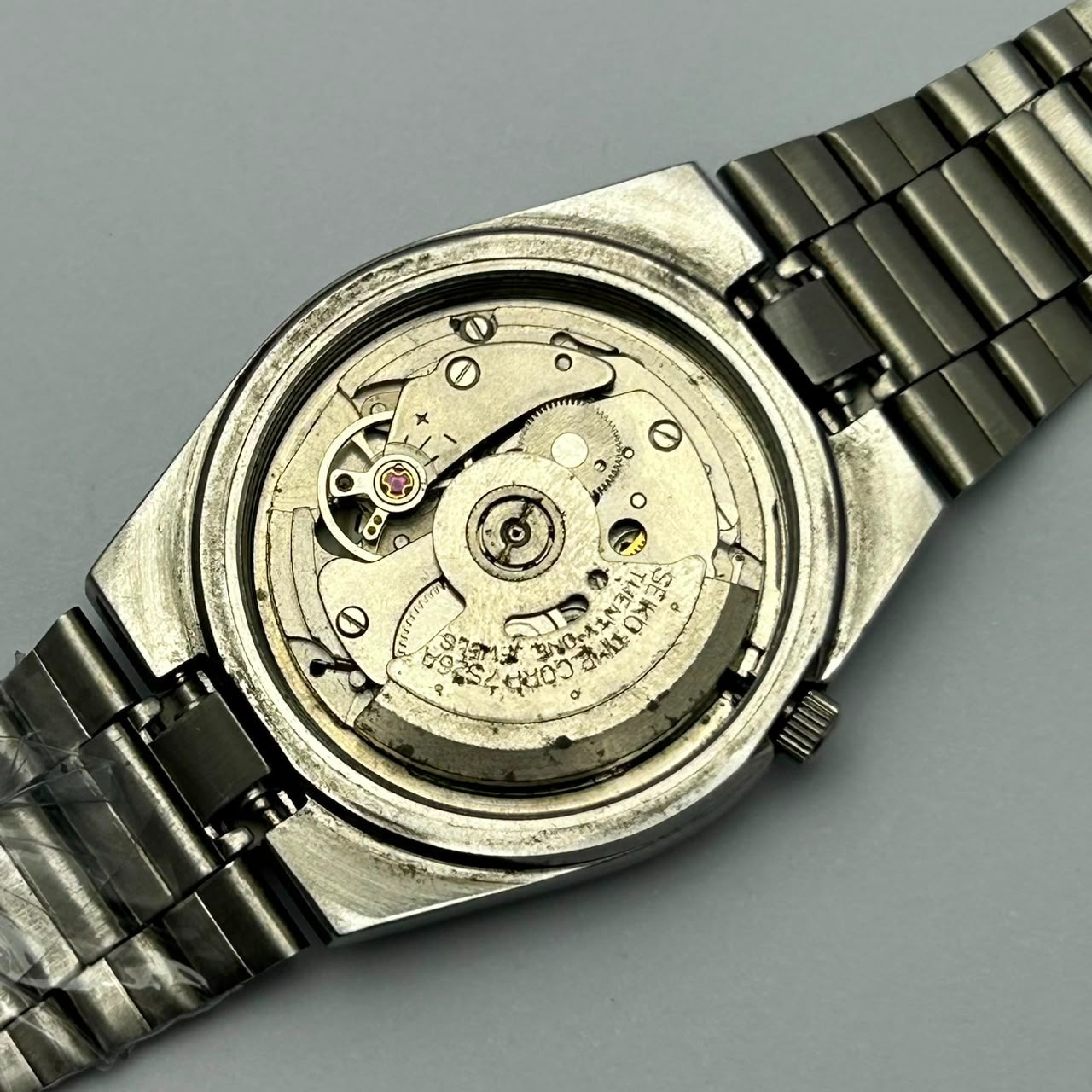 Seiko 5 Automatic Railway Time 7S26-3160 Day/Date Vintage Men’s Watch