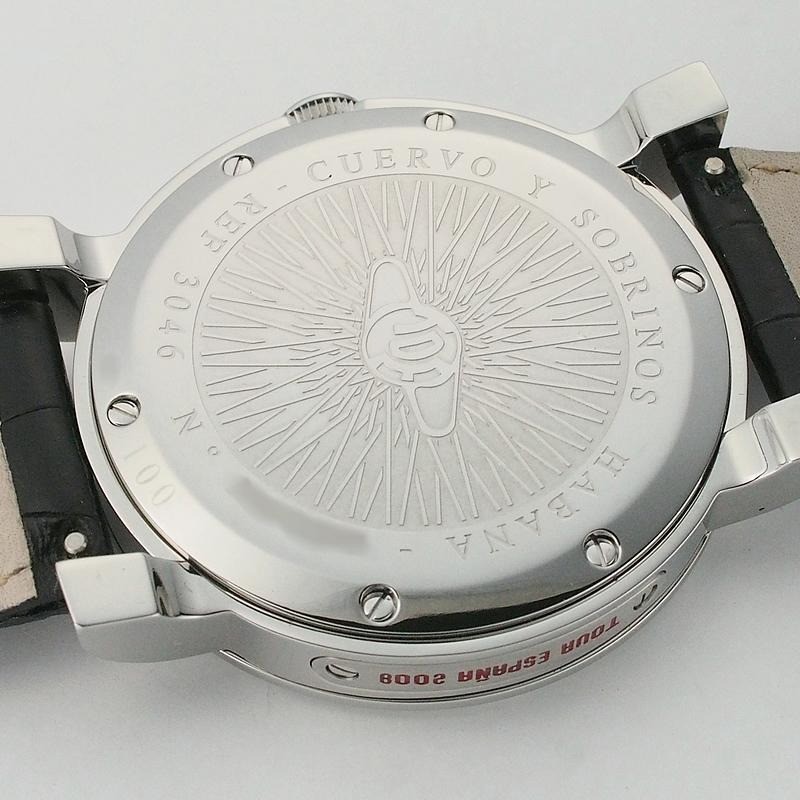 Cuervo y Sobrinos Vuelta a España 2008 Racer Model 3046-1TDE SS Gray 43mm Auto
