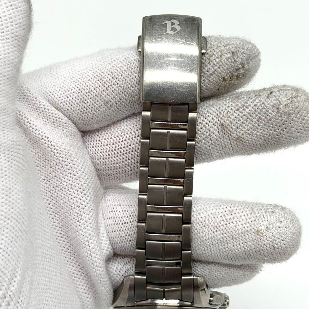 Seiko Brightz 7B24-0AW0 Solar Titanium Watch Black Dial Japan 071241