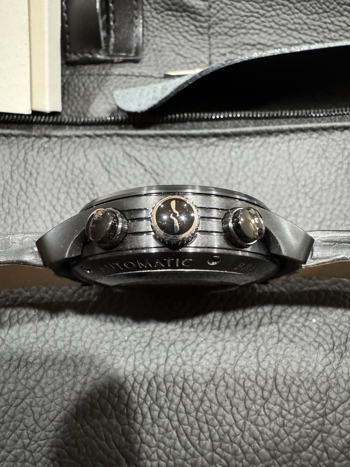 Bremont Solo Men’s Black Watch – Alt1-P2 Jet. Box and Papers.