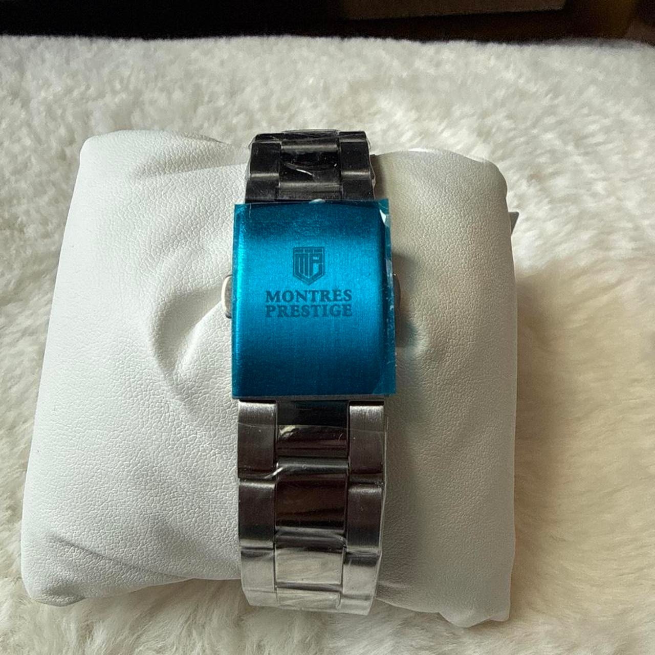 Montre Prestige Silver Stainless Steel Watch – New w/ Box & Tags MPW-0266
