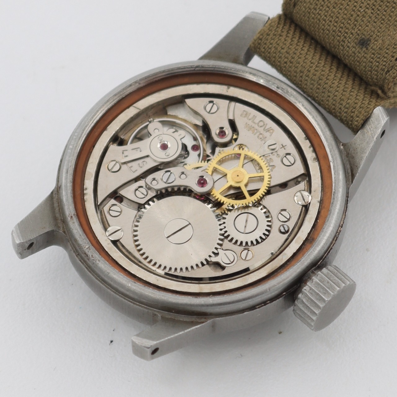 Vintage Bulova A-11 Hack Navigation Men’s Mechanical Wristwatch 10 AK Serviced