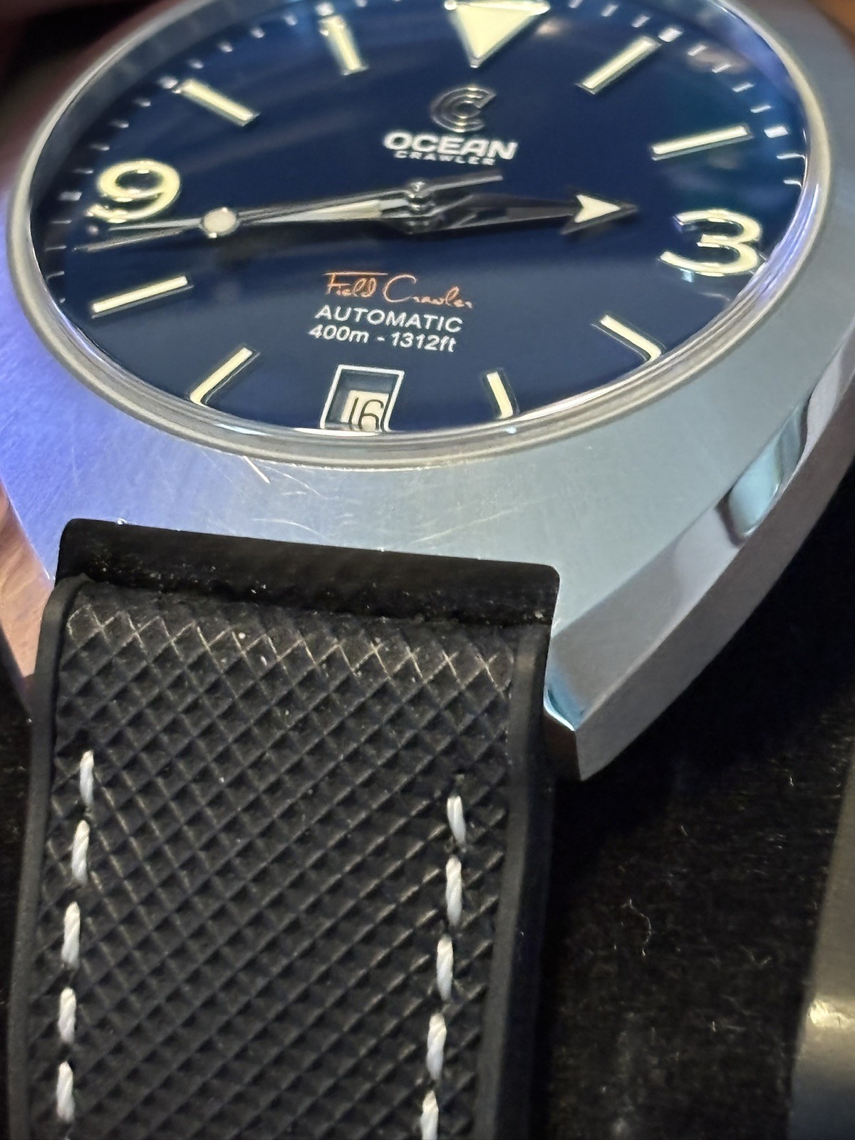 OCEAN CRAWLER FIELD CRAWLER 400M DIVER BLUE, SWISS AUTOMATIC