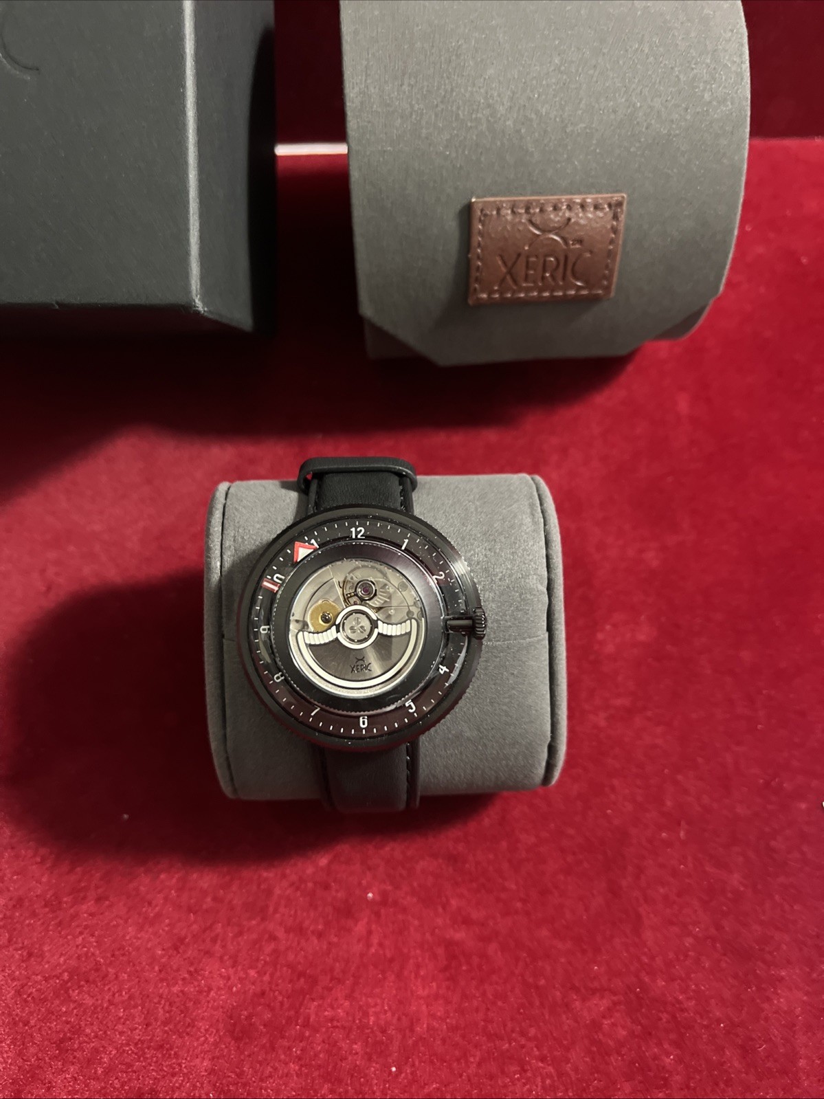 Men’s Xeric Invertor Automatic Black Red Limited Edition Automatic Watch WR 3ATM