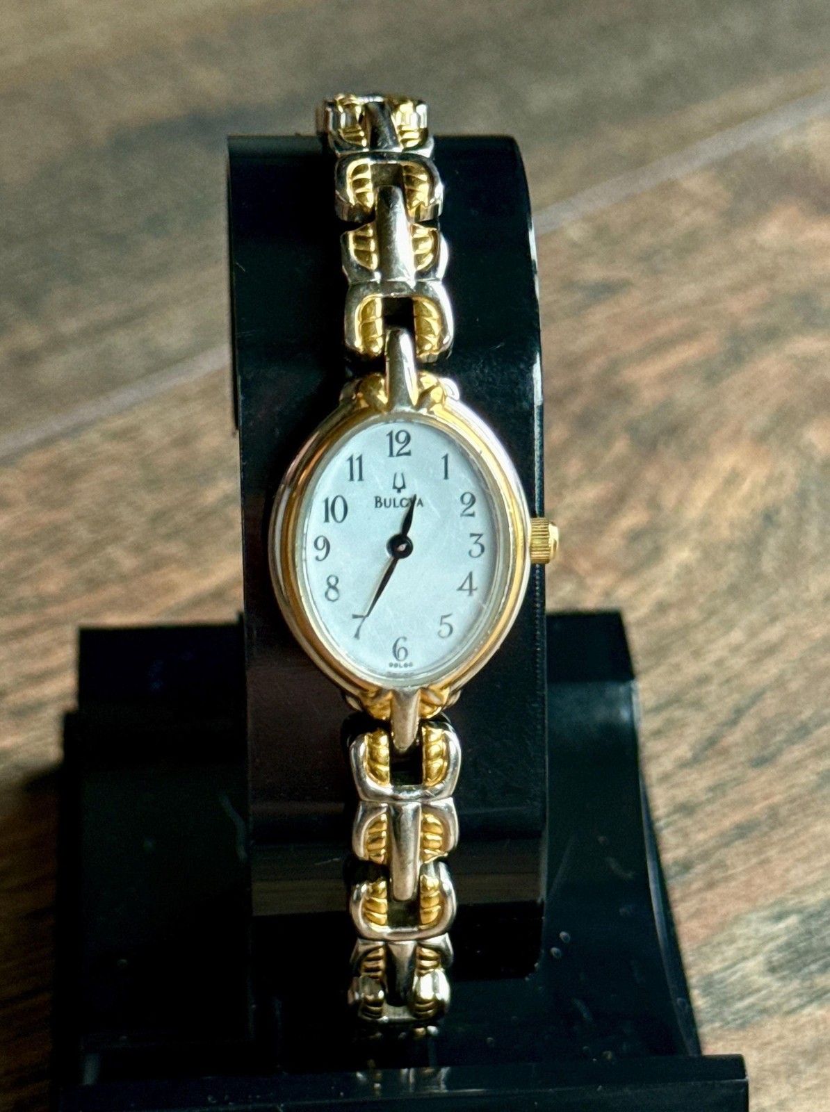 Vintage Bulova Two Tone Quartz Cocktail Watch