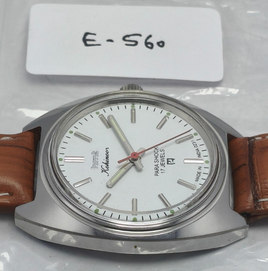 HMT Kohinoor 17 Jewels Winding Wrist Watch For Men’s In Working Condition