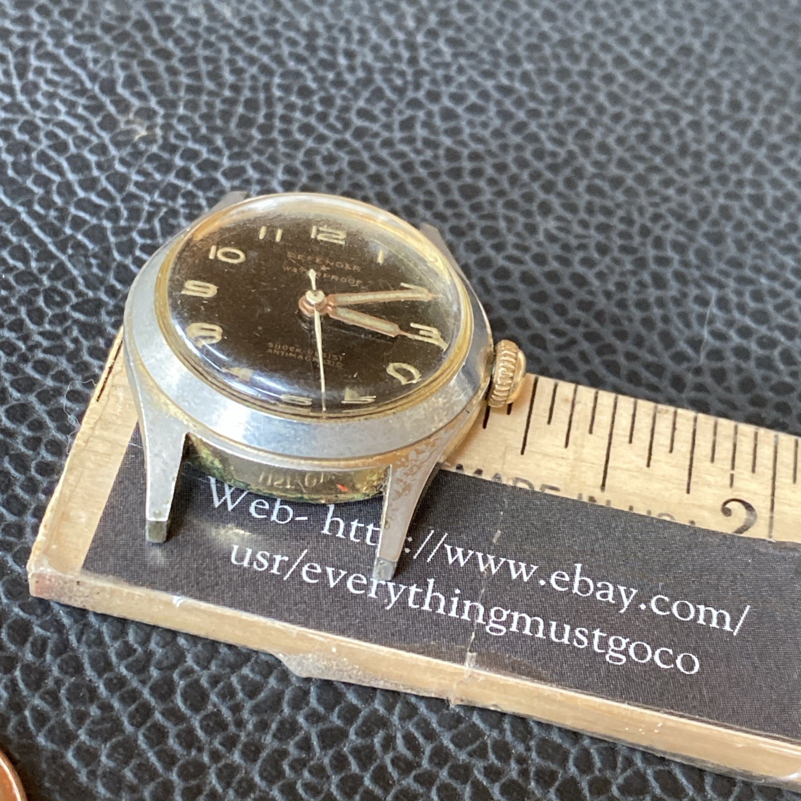 1940s WWII Defender Mechanical Watch Waterproof Shock Resistant Anti-Magnetic