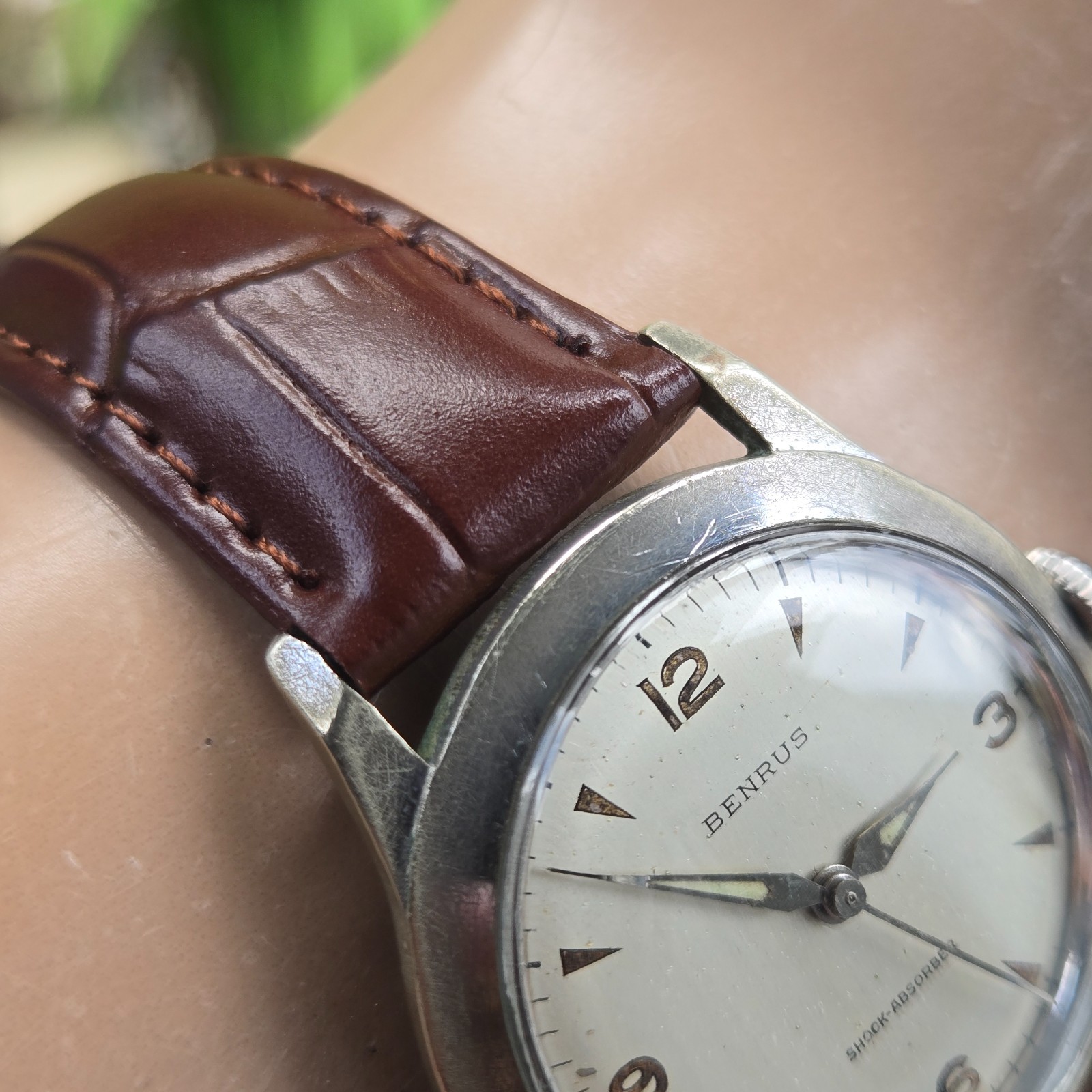 Vintage BENRUS men’s manual wind watch ETA 2370 17Jewels swiss 1960s