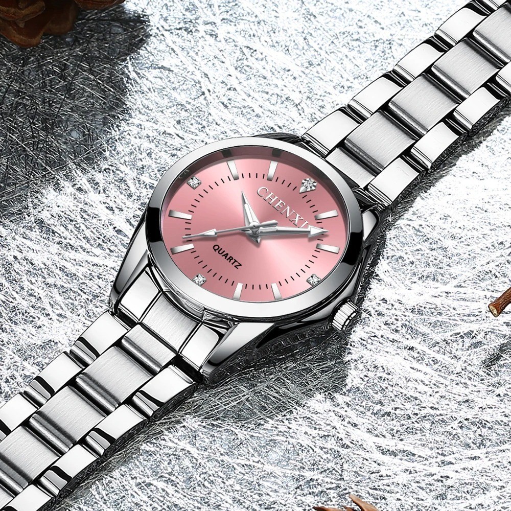 CHENXI 021B Women’s Watch Simple Design Luxury Stainless Steel Women Quartz Wris