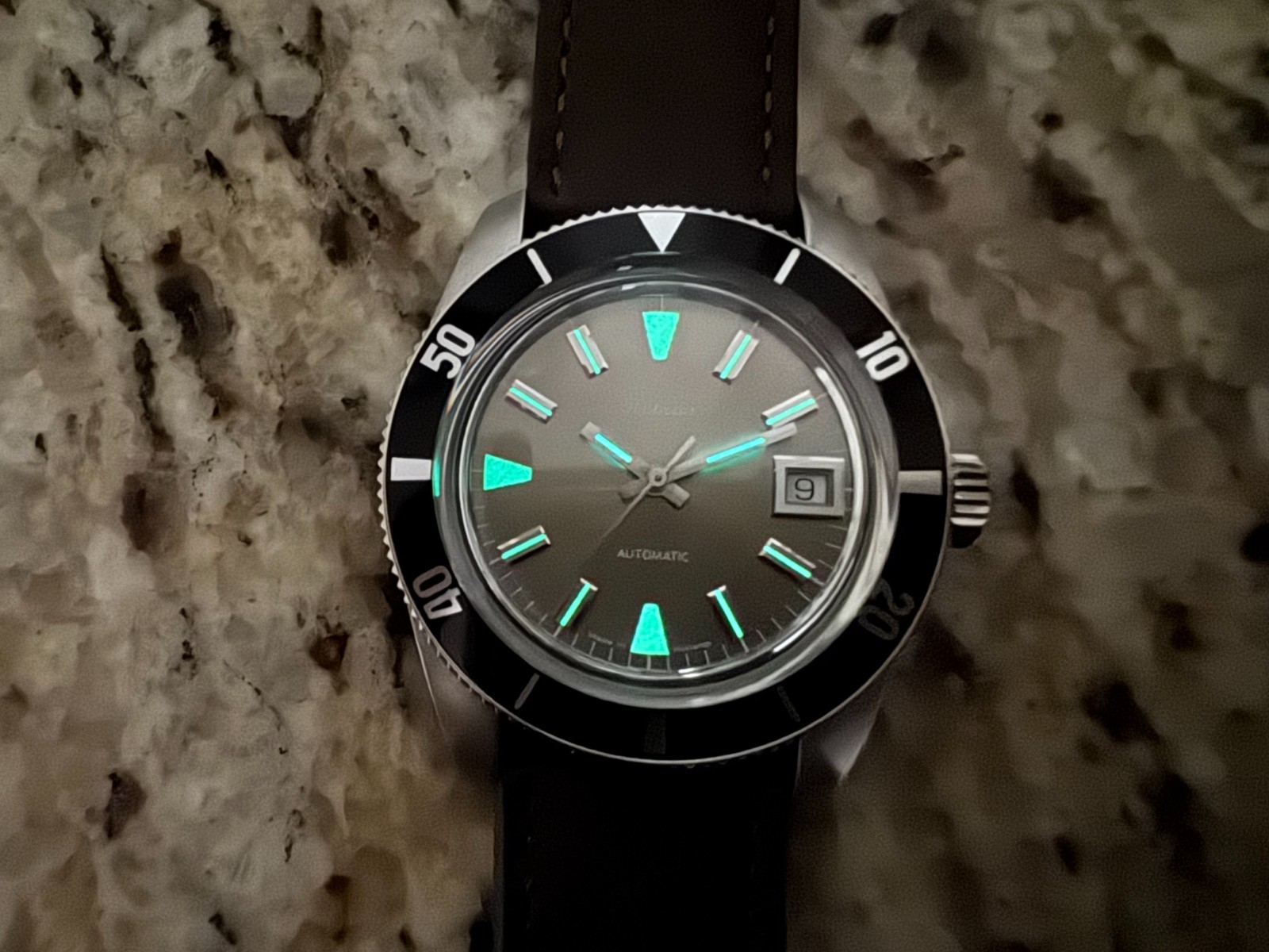 Retras Swiss Automatic Diver Watch 38.5mm STP 1-11 Limited Edition 1 of 50 Rare