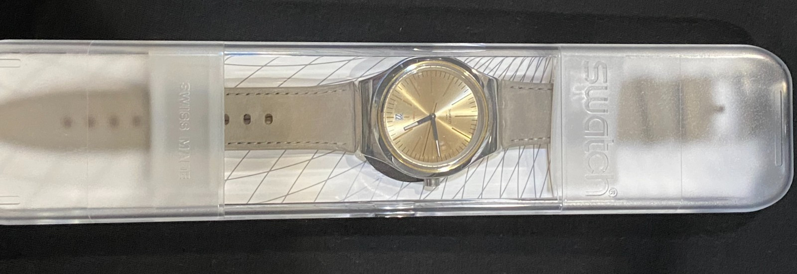 IRONY AUTOMATIC SISTEM51 SWATCH ” SISTEM SAND ” EXCELLENT BOX – NEW – RARE