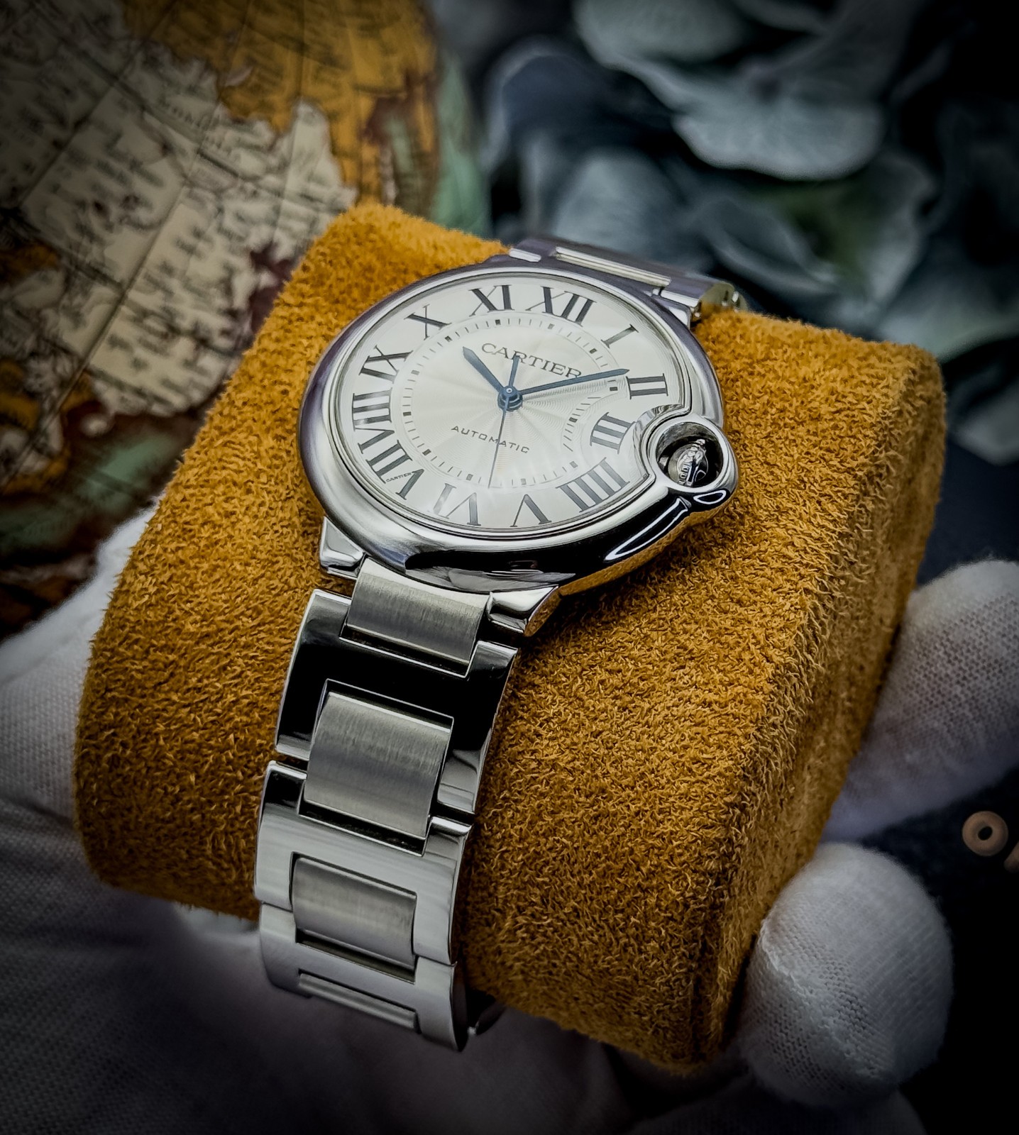 Cartier Ballon Bleu 36mm Automatic Blue hands – W6920046 – Box & Papers