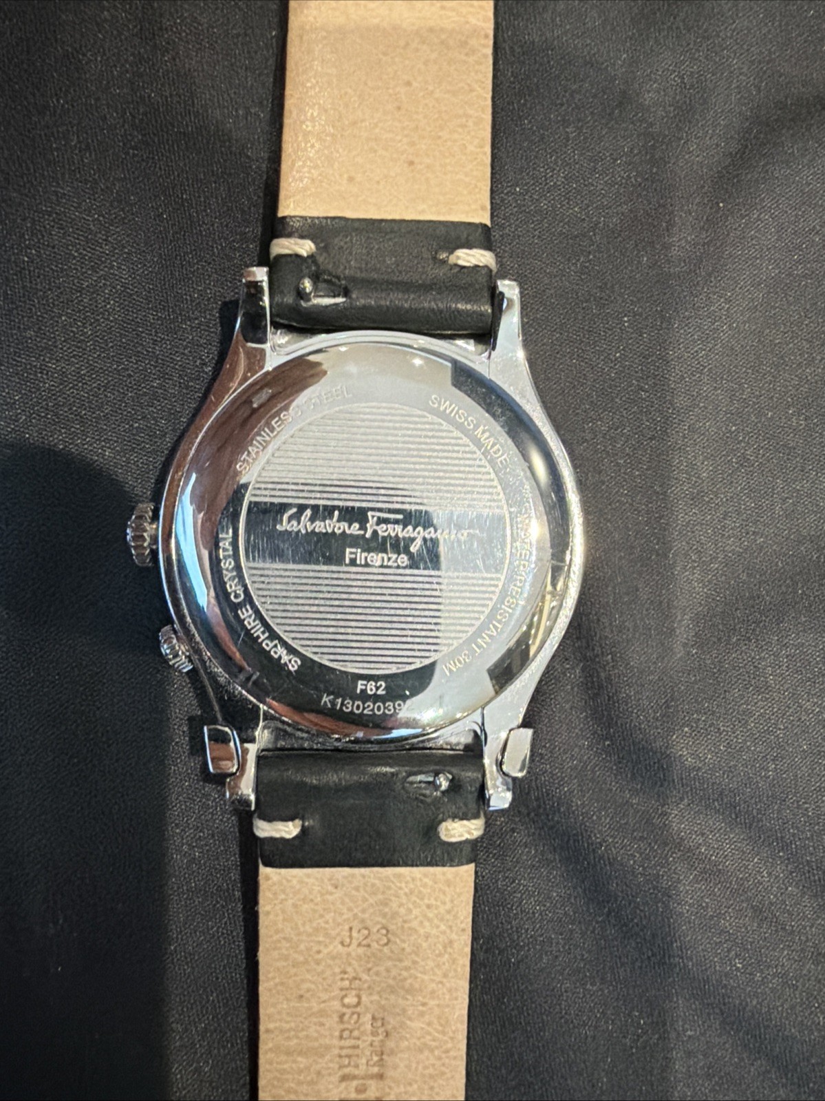 salvador ferragamo Men’s Quartz Movement Stainless Steel On A Leather Band ￼