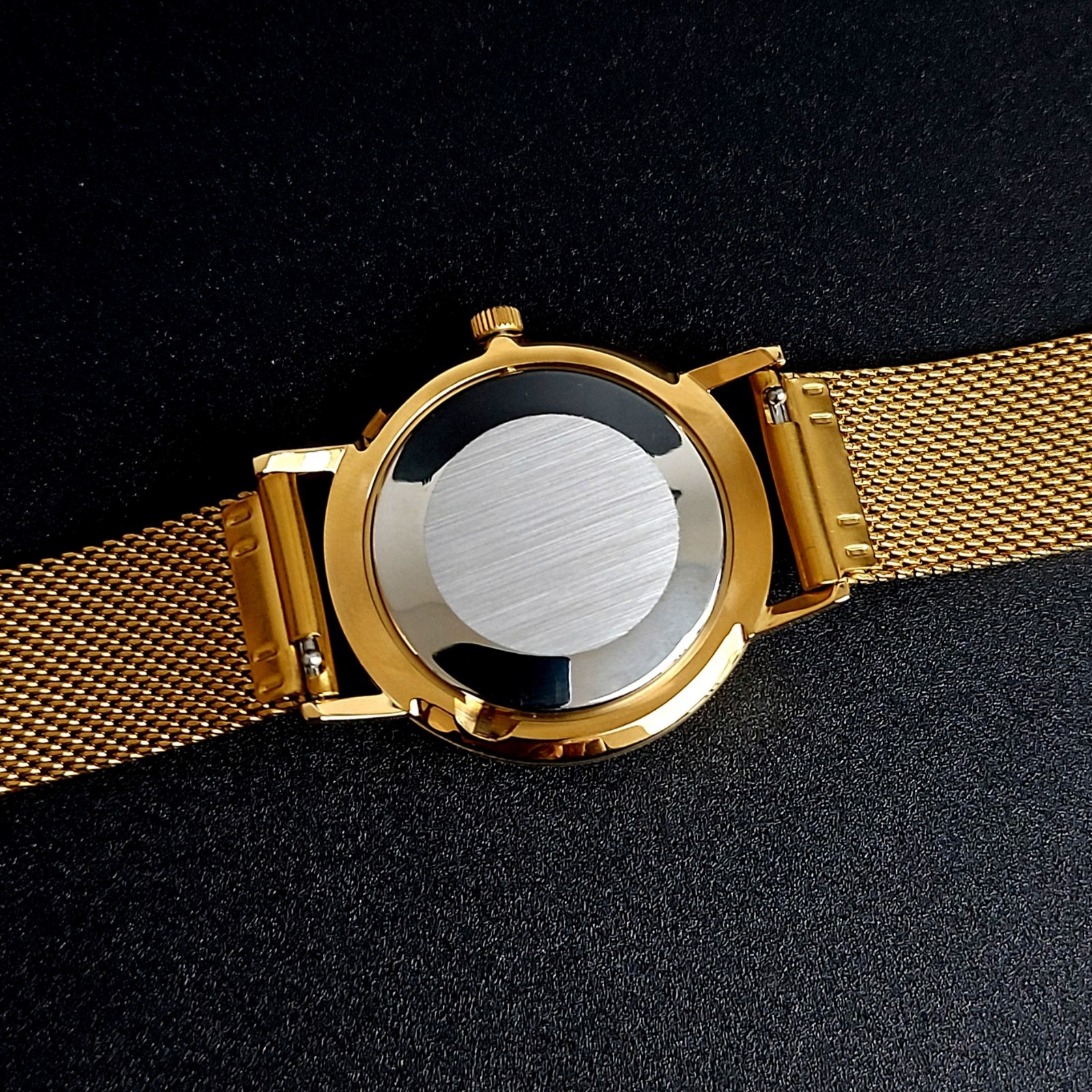 Vintage Wristwatch NOS Poljot De LUXE Ultra Slim Soviet Men’s Watch 23 Jewels