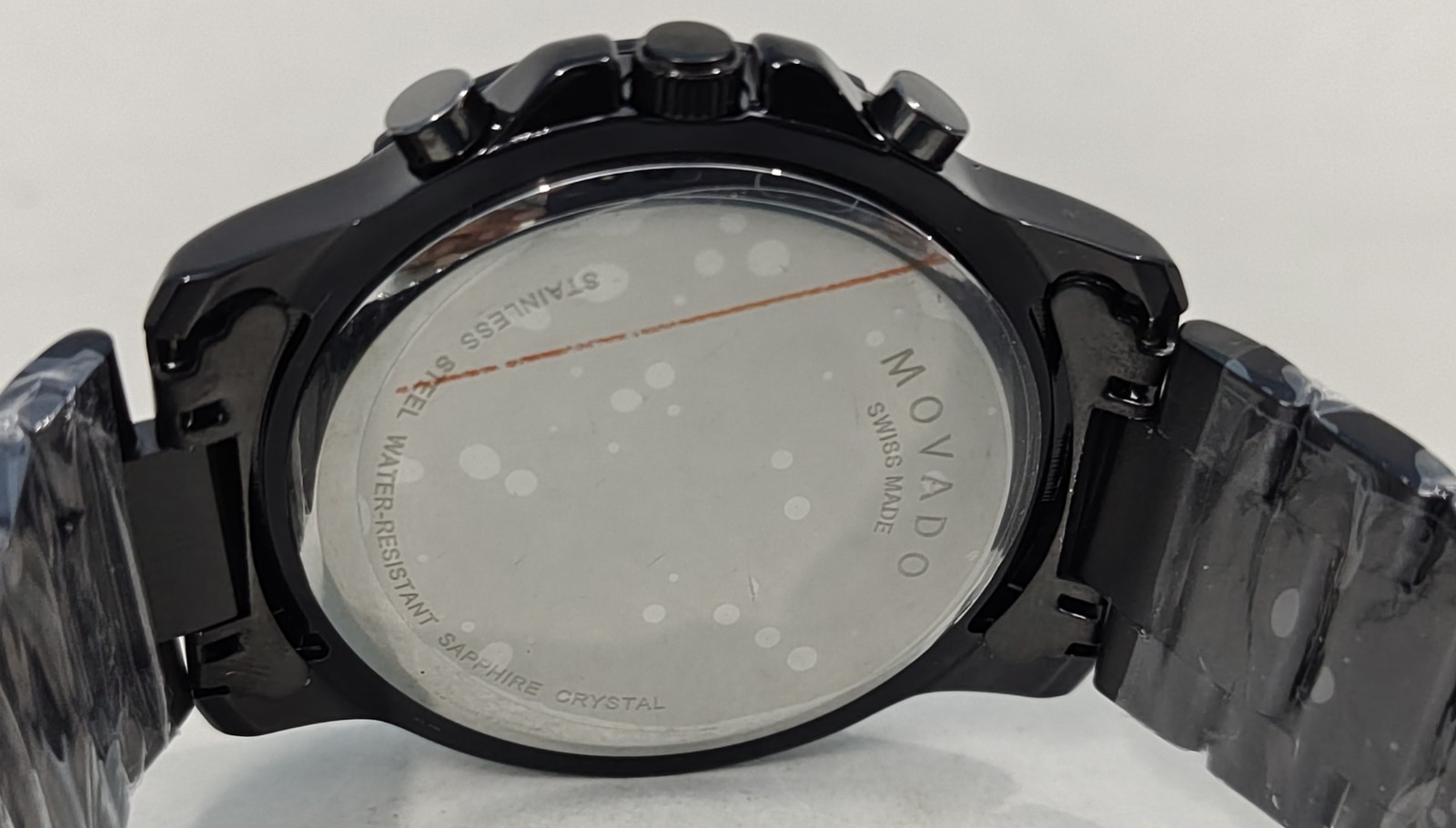 Very Rare Versace Quartz Black Dial Date Swiss Made For Man’s Wrist Watch