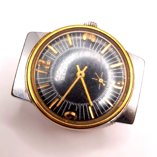 VINTAGE SOVIET RUSSIA USSR WRIST MENS WATCH POBEDA ZIM MECHANICS WORKING RARE