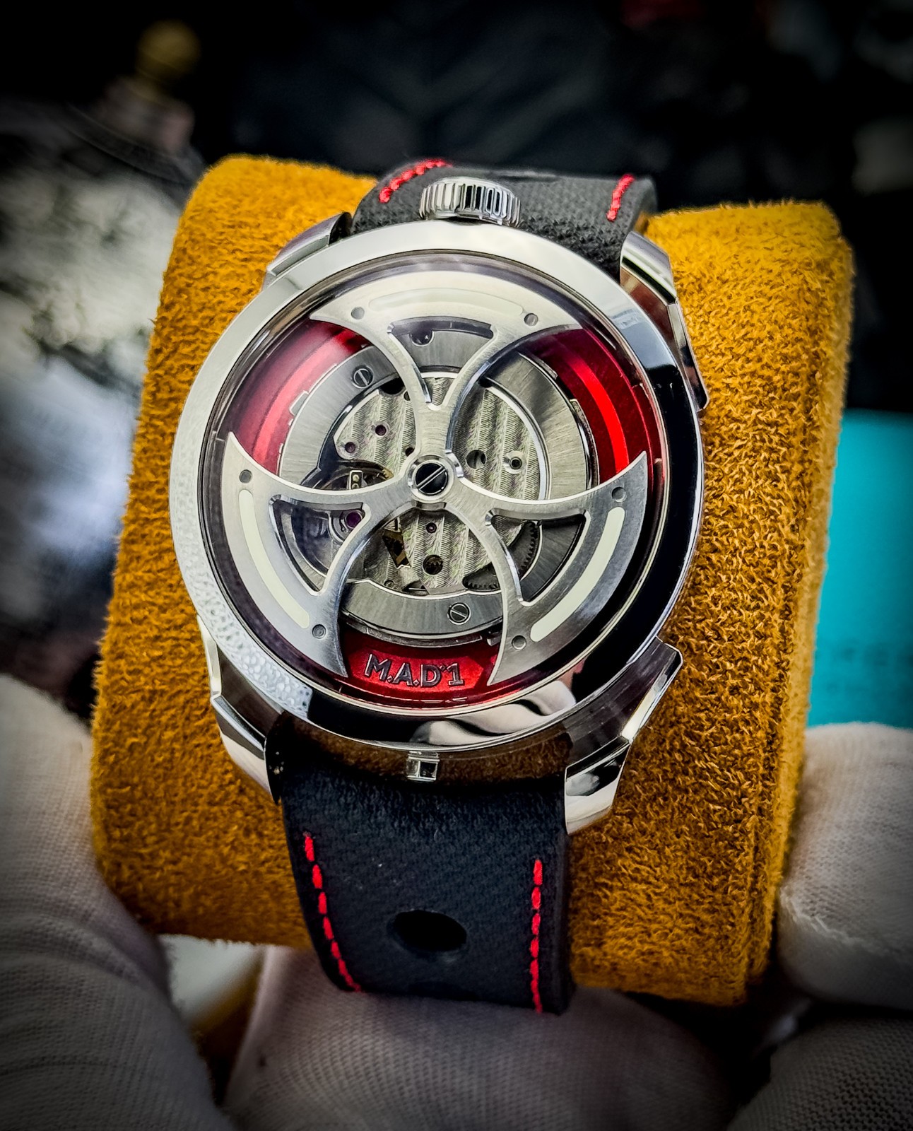 MB&F M.A.D. Editions MAD 1 Red 42mm Full Set (1 of 3000)
