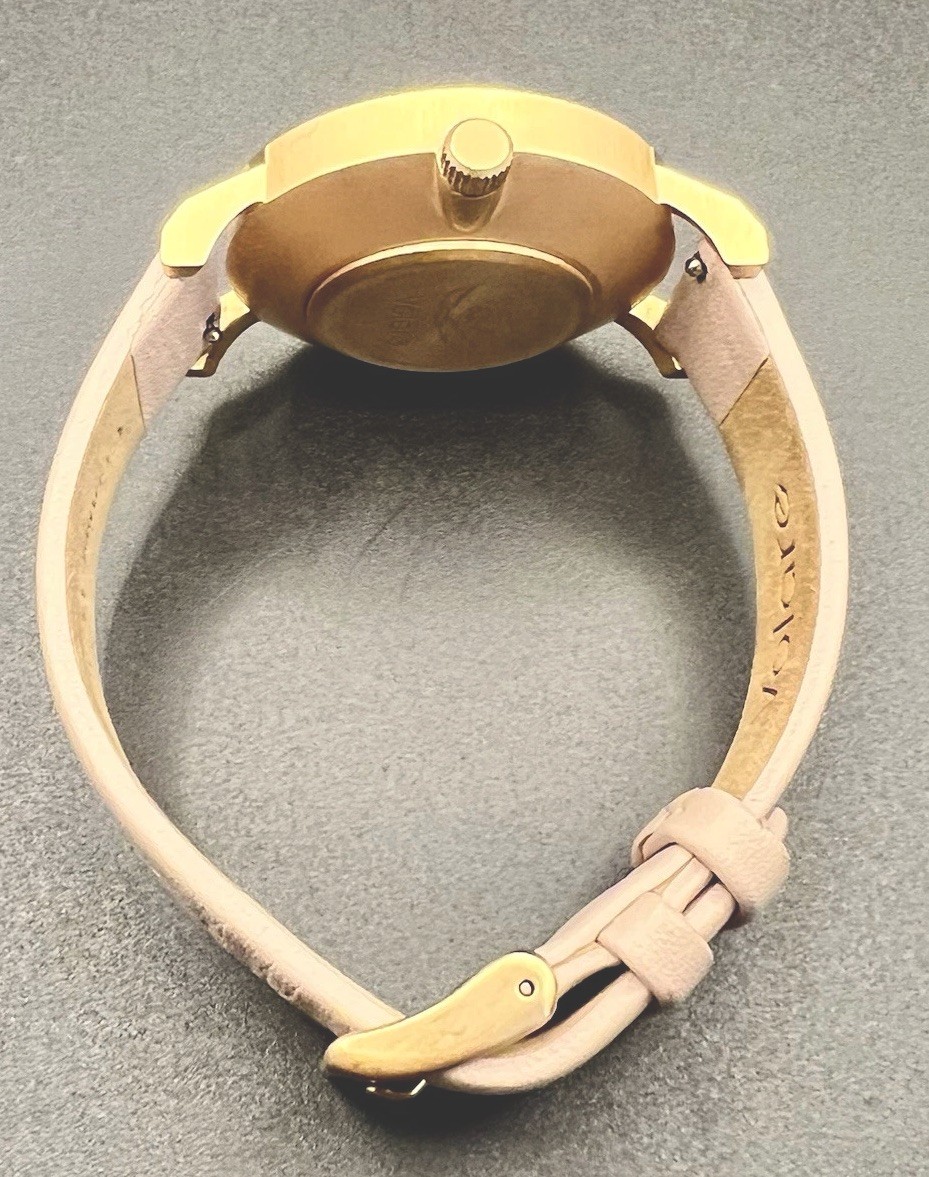 Unique Klasse 14 Volare, 6.9”Leather Band, WR 50M, 36mm Case, Works Great