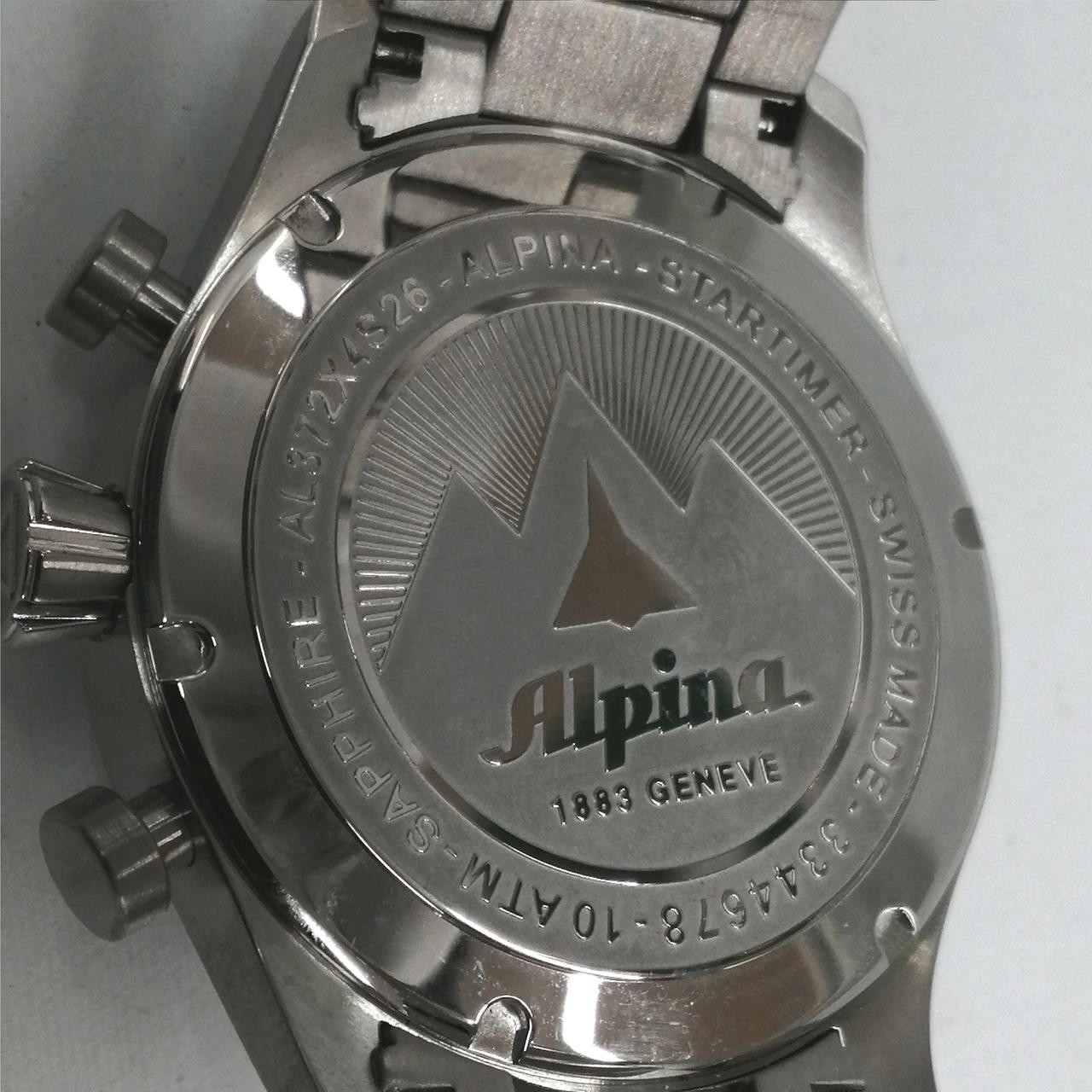 [B1N] Alpina Startimer Quartz Pilot AL-372X4S26 Chronograph Men Watch [z2v]