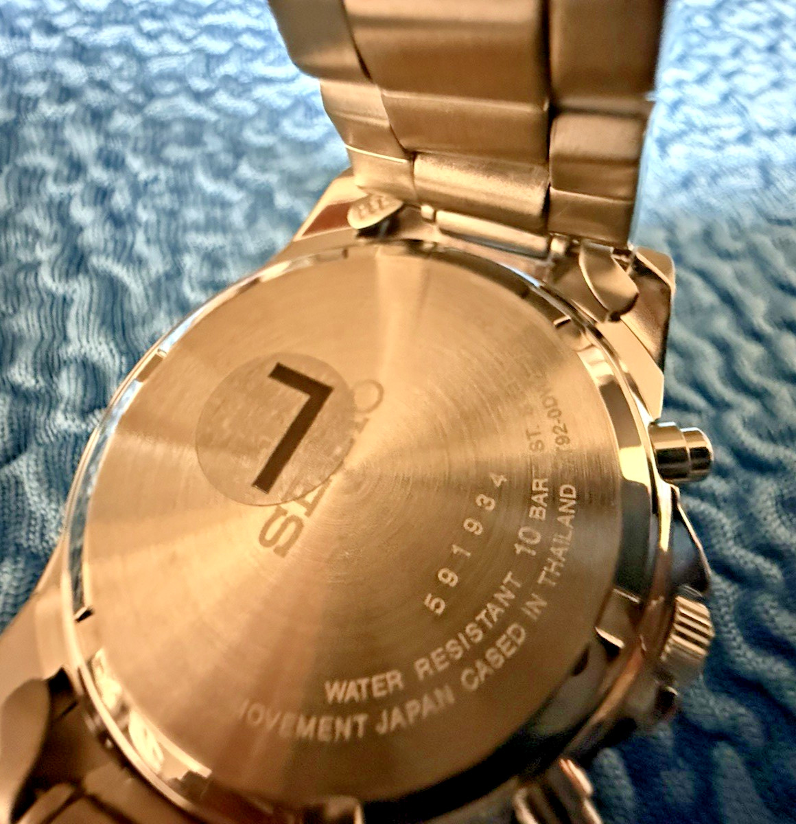 Seiko Spirit Chronograph Watch SBTQ039[US STOCK] Champagne Dial 38.5mm 7T92 NEW