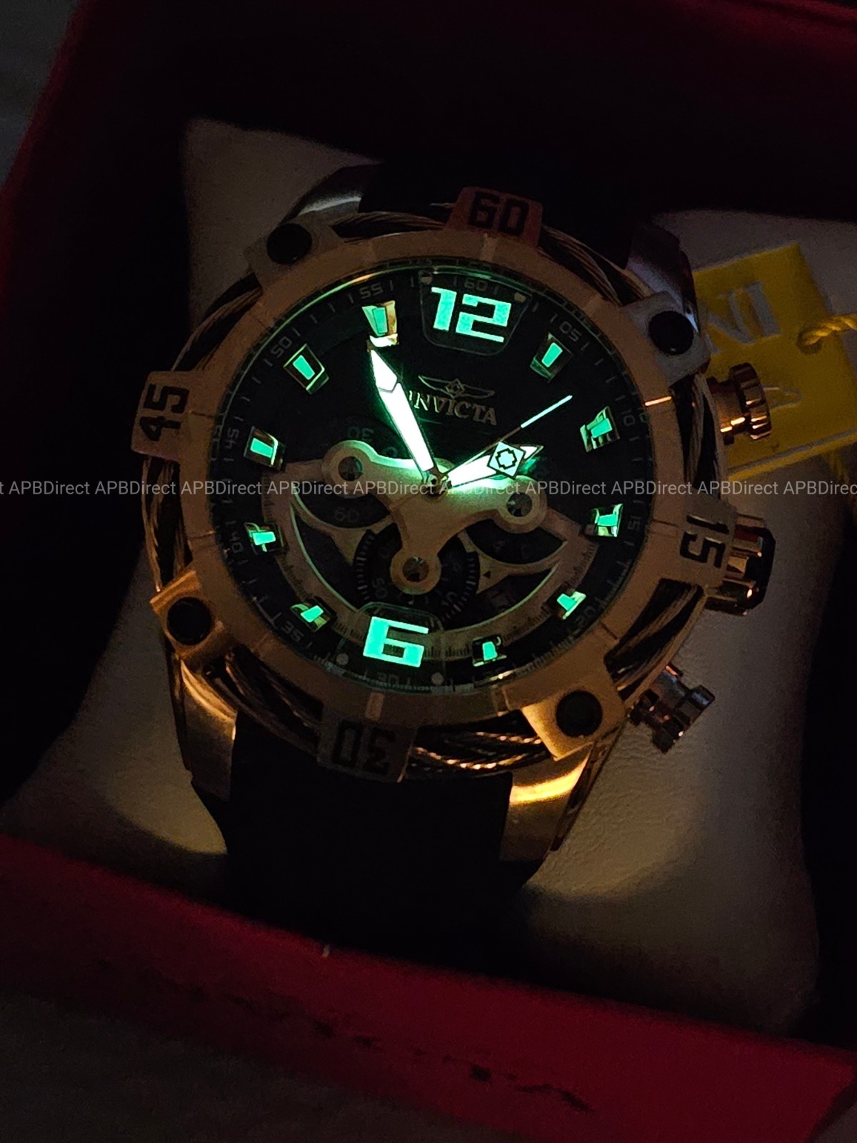 Invicta – BOLT EXCLUSIVE – 51mm SPINNING DIALS Chronograph – Quartz mens watch