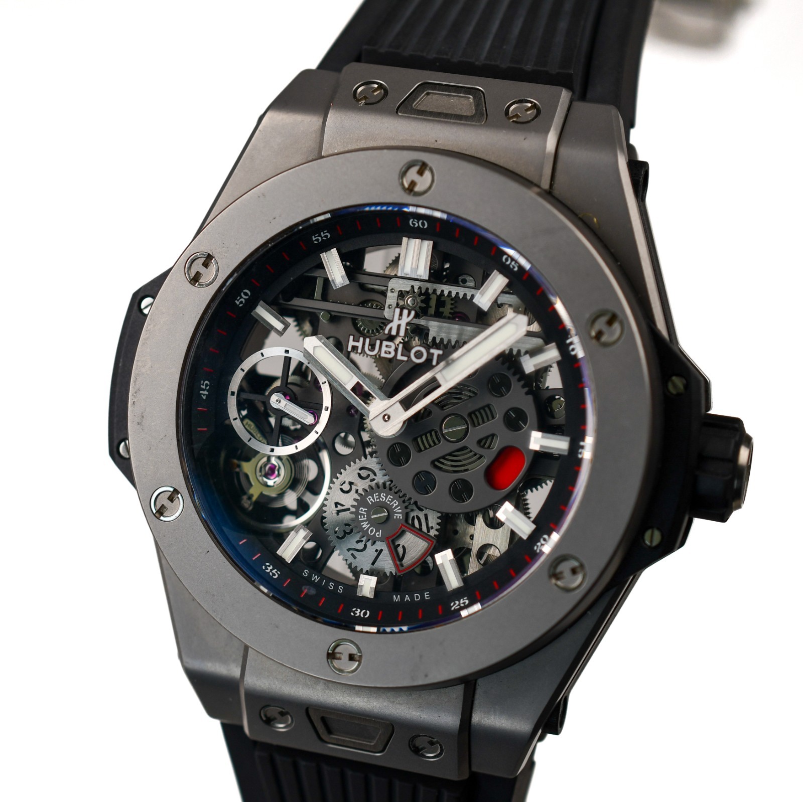 Hublot Big Bang Meca 10 414.NI.1123.RX 2019 45mm Retail $25,200 Full Set Manual