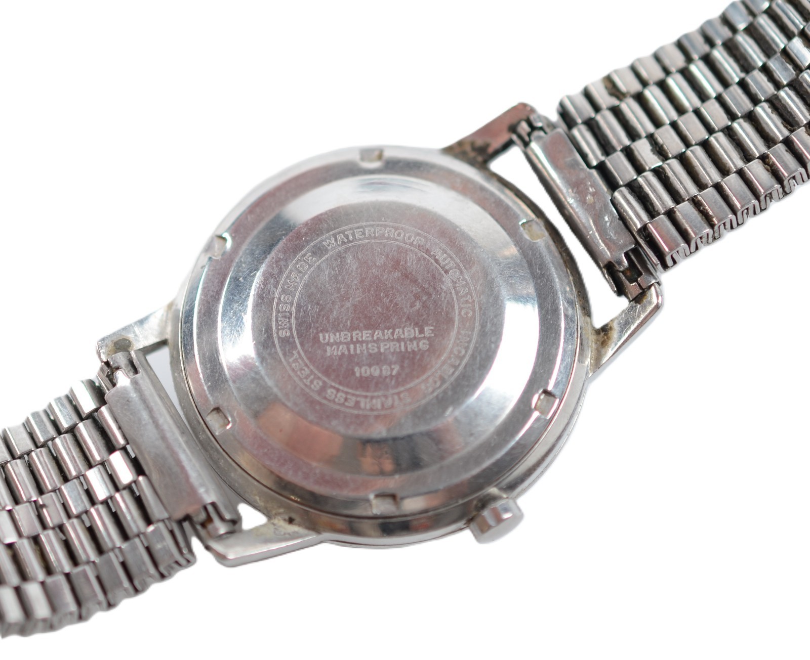 Vintage Royatex Superautomatic 25 Jewels Swiss Made Men’s Watch Date – RUNS