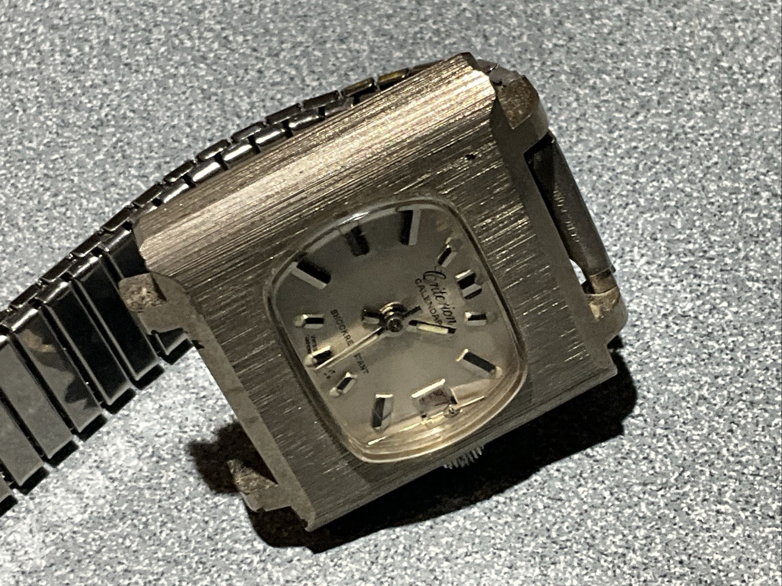 1970’s Criterion vintage men’s mechanical wristwatch 1 JEWEL FOR PARTS REPAIR