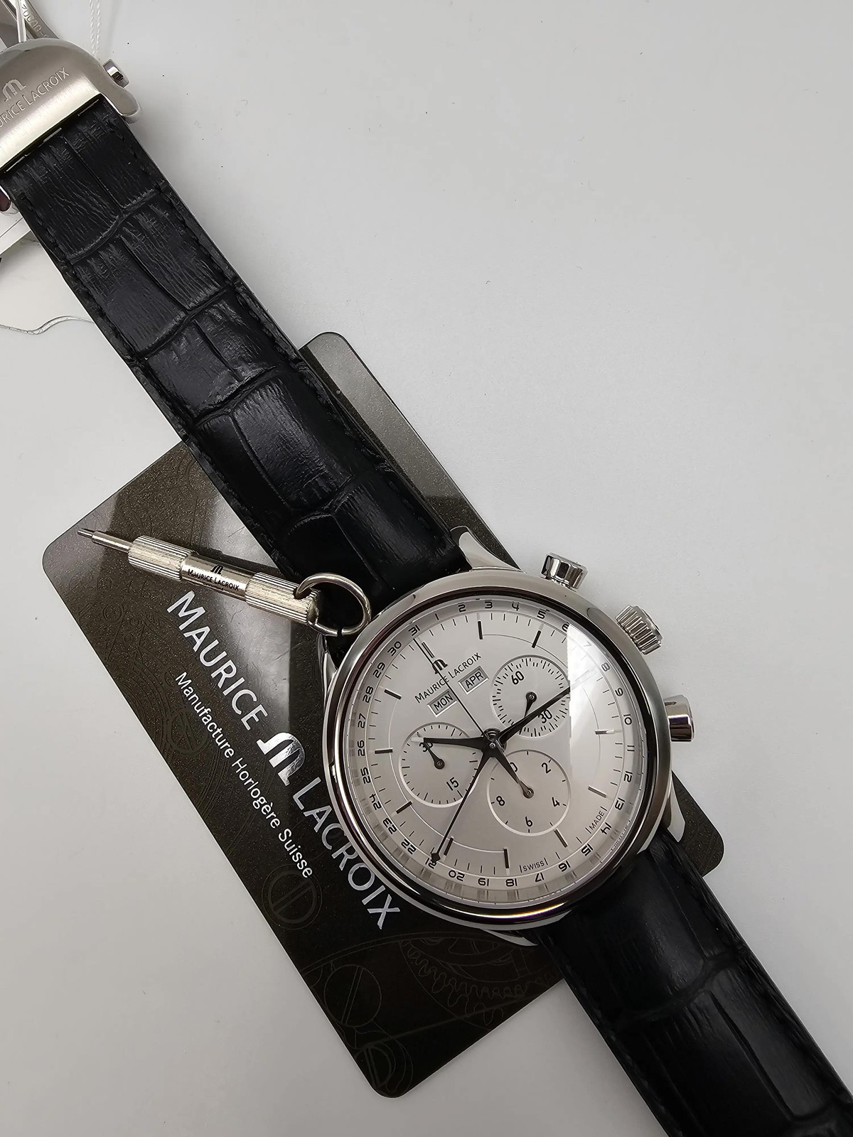 Maurice Lacroix Les Classiques Steel Silver Dial Quartz Watch LC1008-SS001-130