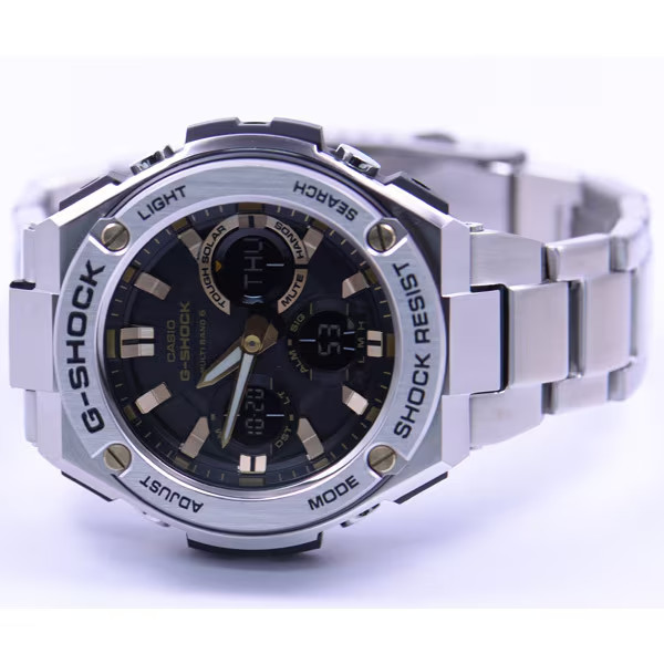 CASIO G-SHOCK G-STEEL GST-W110D-1A9JF Tough Solar Radio Men’s Watch