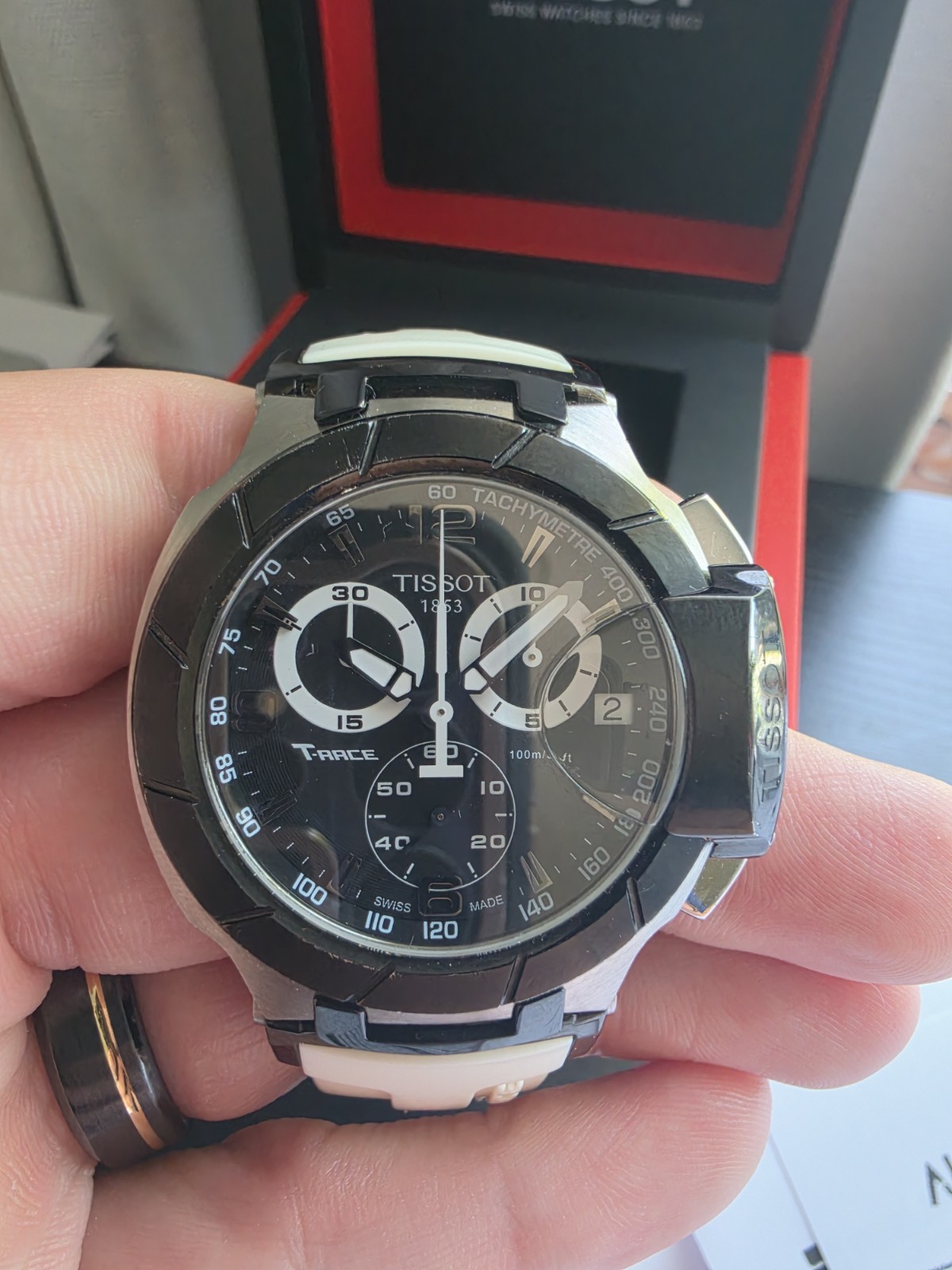 Tissot Men’s T-Race Quartz Chronograph 45mm Watch T1414173705101