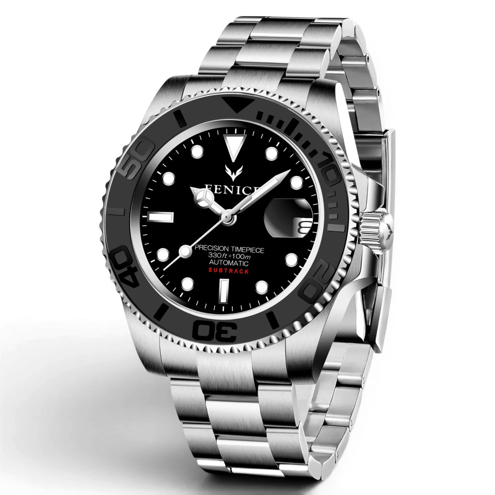 Phoenix Subtrack SEA Graphite 10ATM Automatic Watch with Miyota Movement