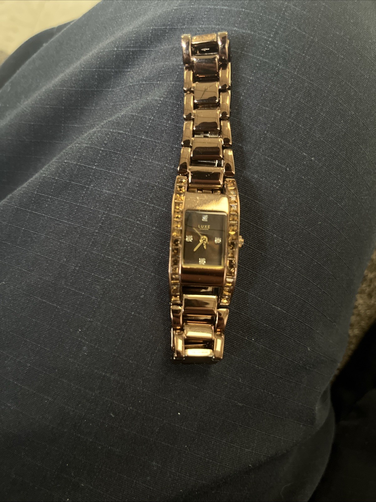 Luxe Diamond Ladies Watch. Bronze ZRT5010 66. Extension Included Approx 7 Inch