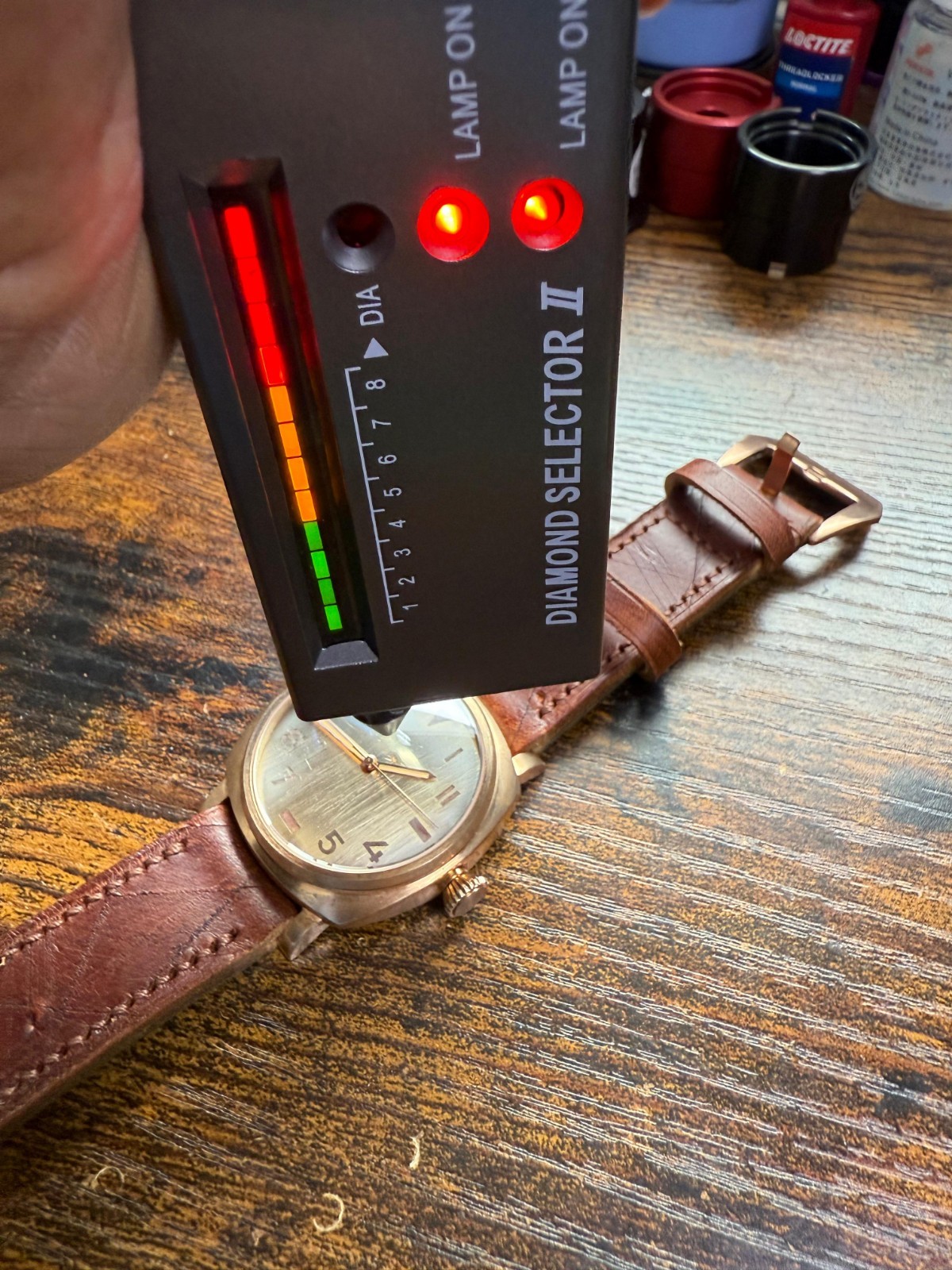 Bespoke bronze built Watch Nh35 Automatic Movement Handmade strap