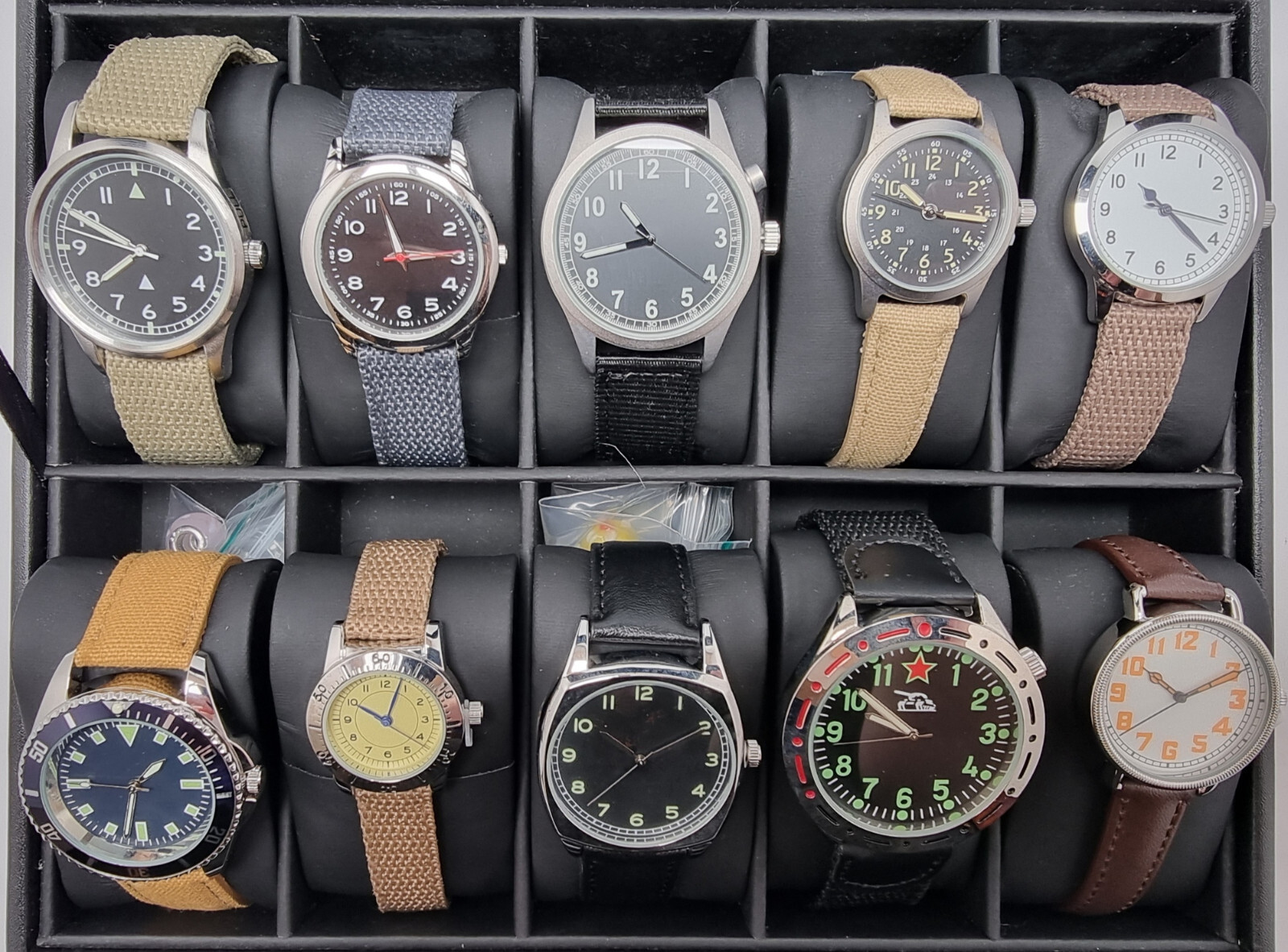 Eaglemoss Watches Military Collection Vintage Retro Style Wristwatch Men NEW UK