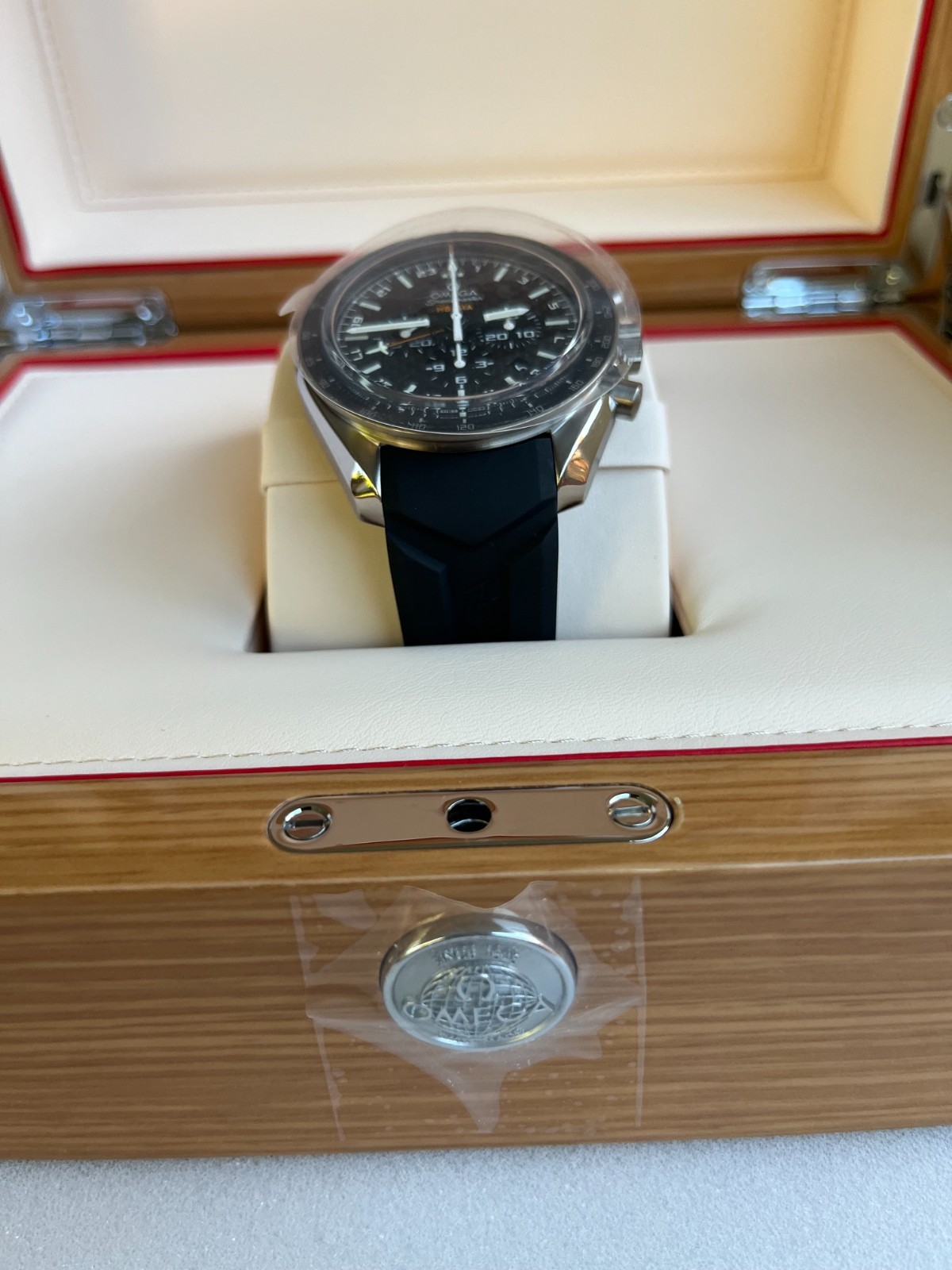 Omega Speedmaster Anniversary Series 44.25 mm, titanium on rubber strap