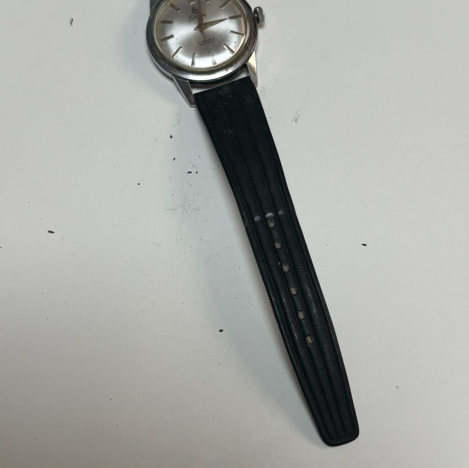 1960 Sandoz Swiss vintage mechanical 38mm man watch 0523