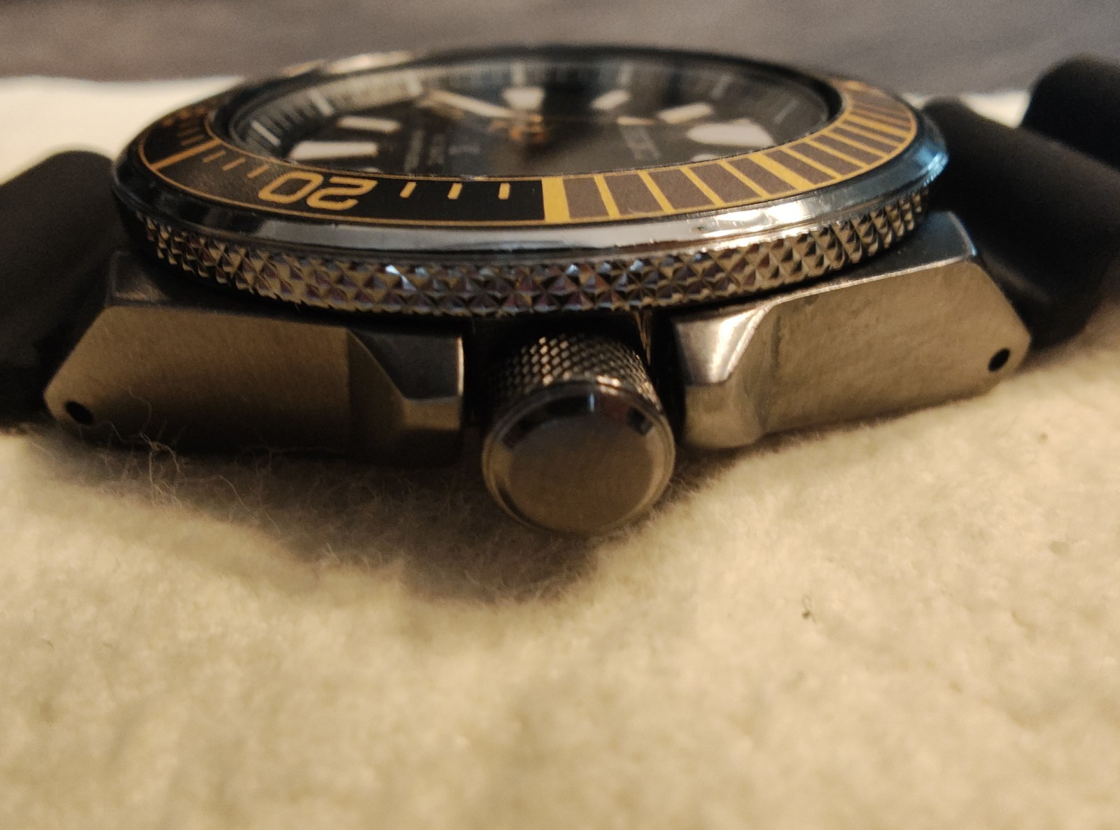 Seiko Prospex Samurai Men’s Black Watch – 4r35-01v0 – With Extra Band