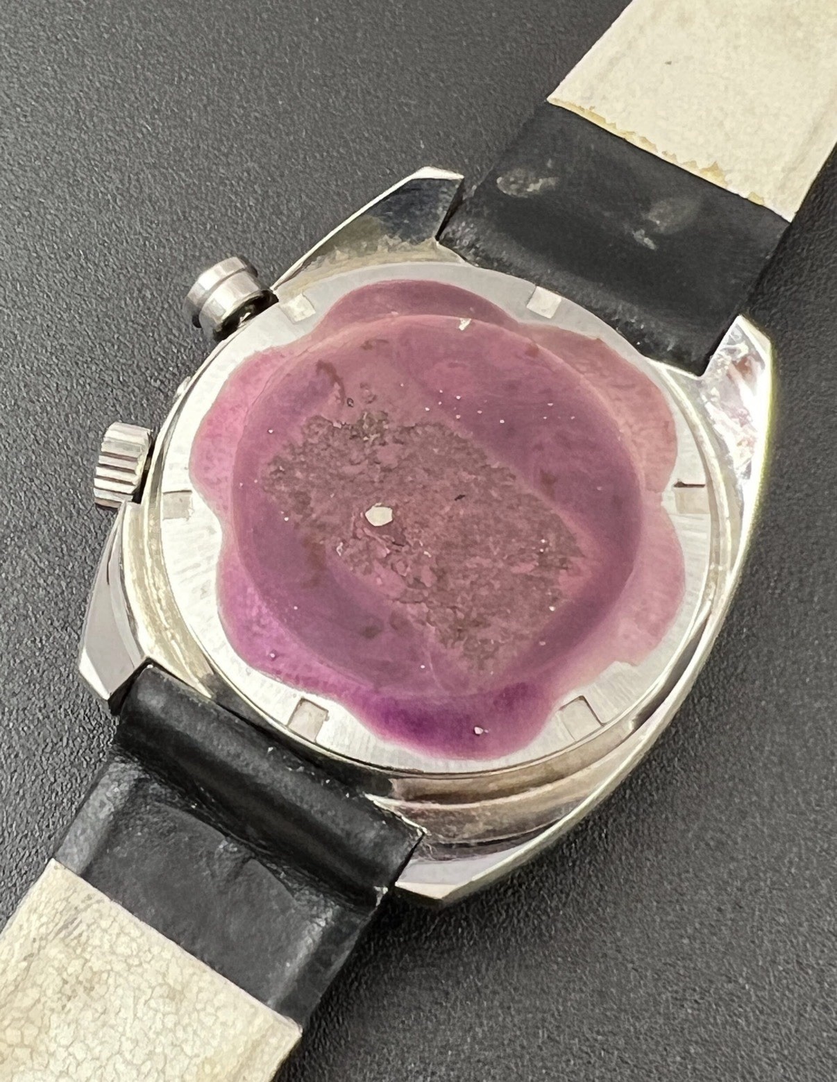 LEMANIA AUTOMATIC ALARM REF. 9751 CAL. 2980 – RARE BLUE DIAL – VINTAGE 1970s